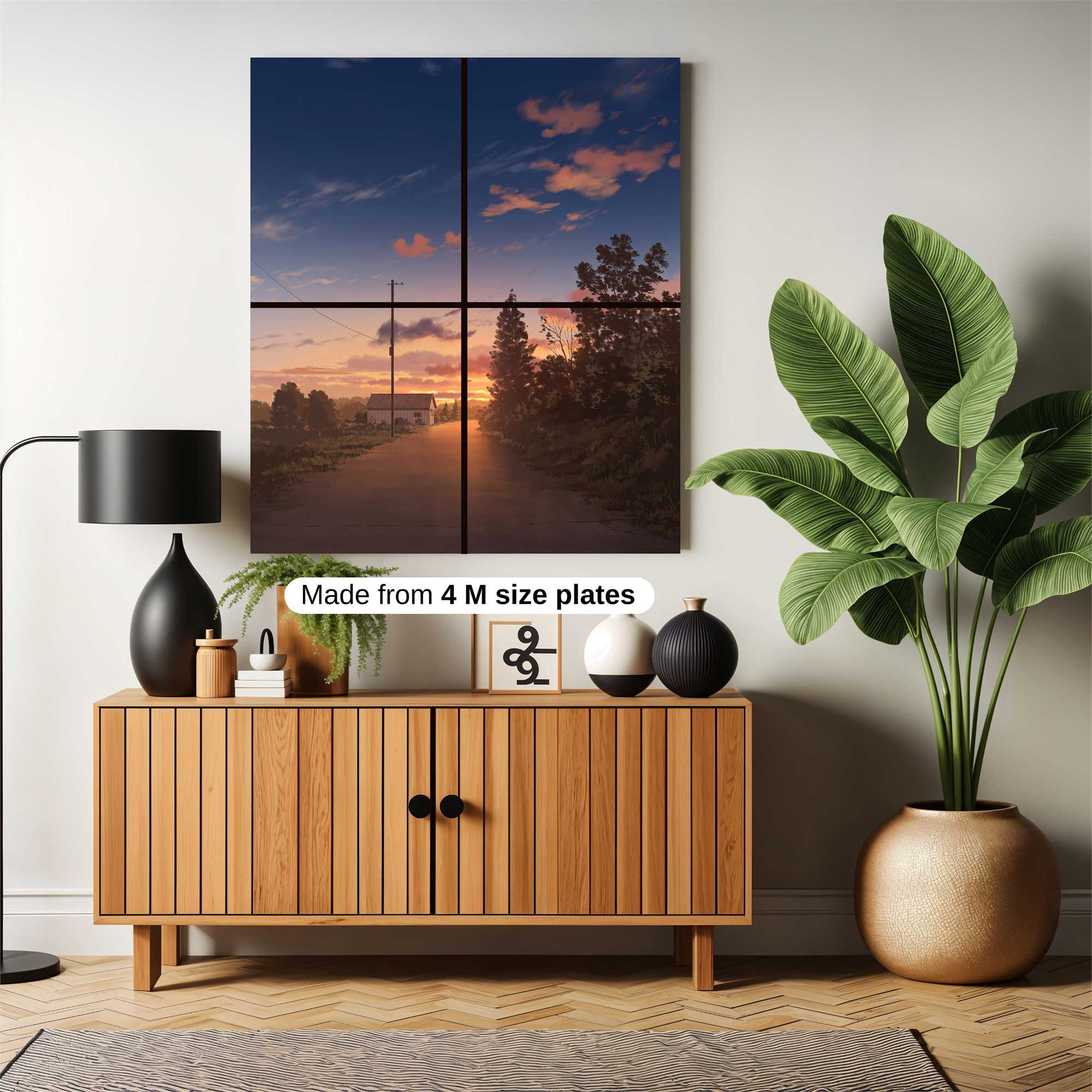 Sunset Serenity Safe Wall Magnetic / M