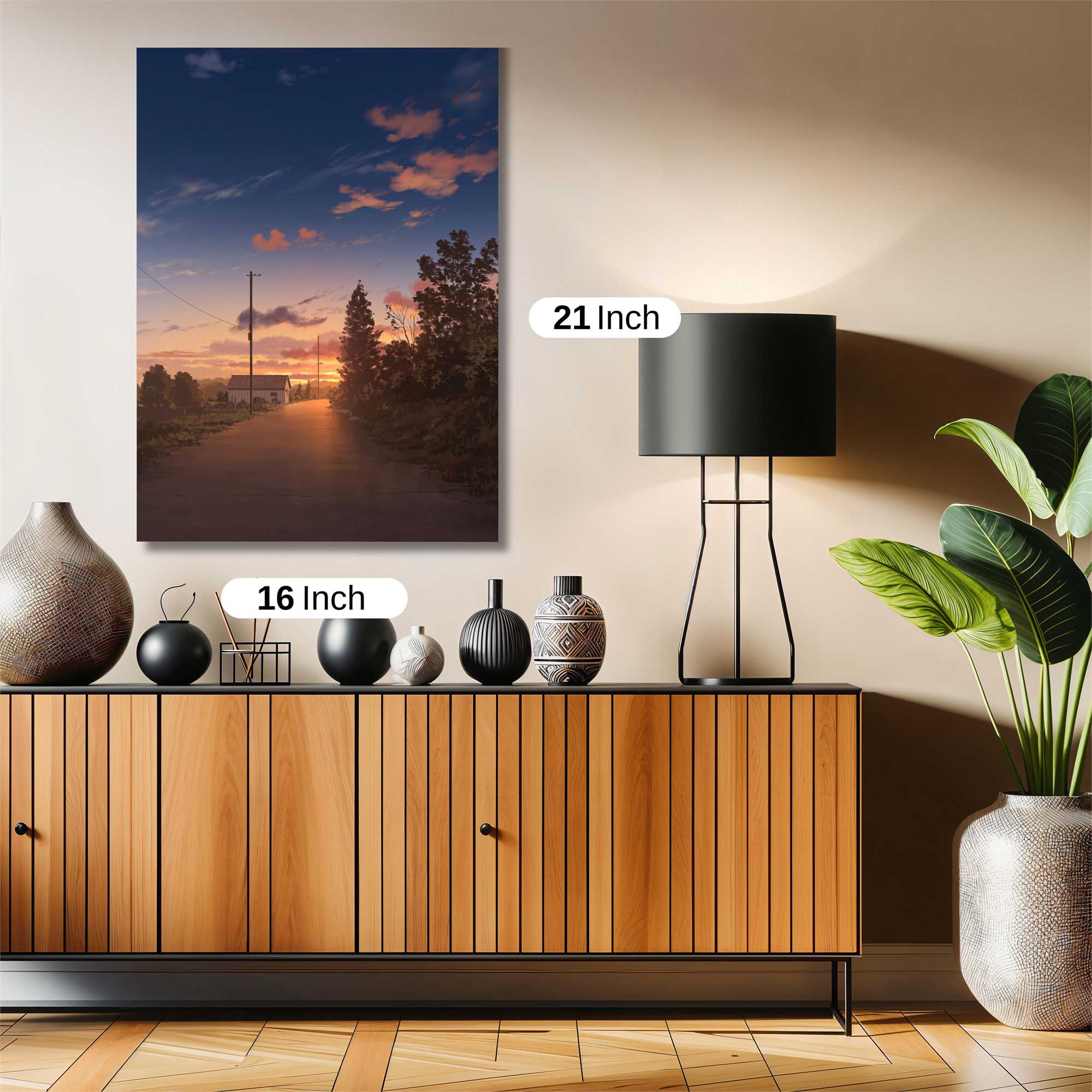 Sunset Serenity Safe Wall Magnetic / M