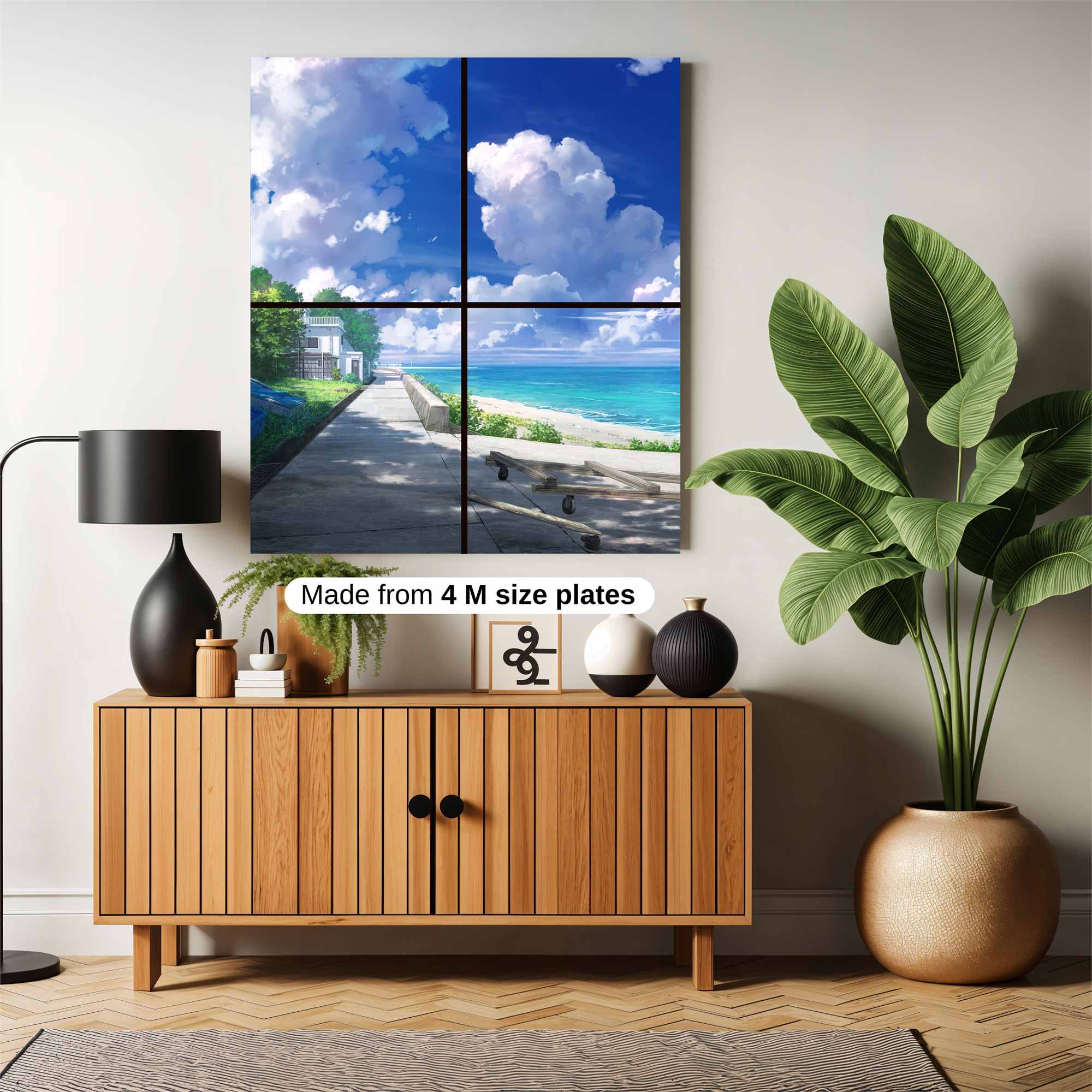Seaside Serenity Safe Wall Magnetic / M