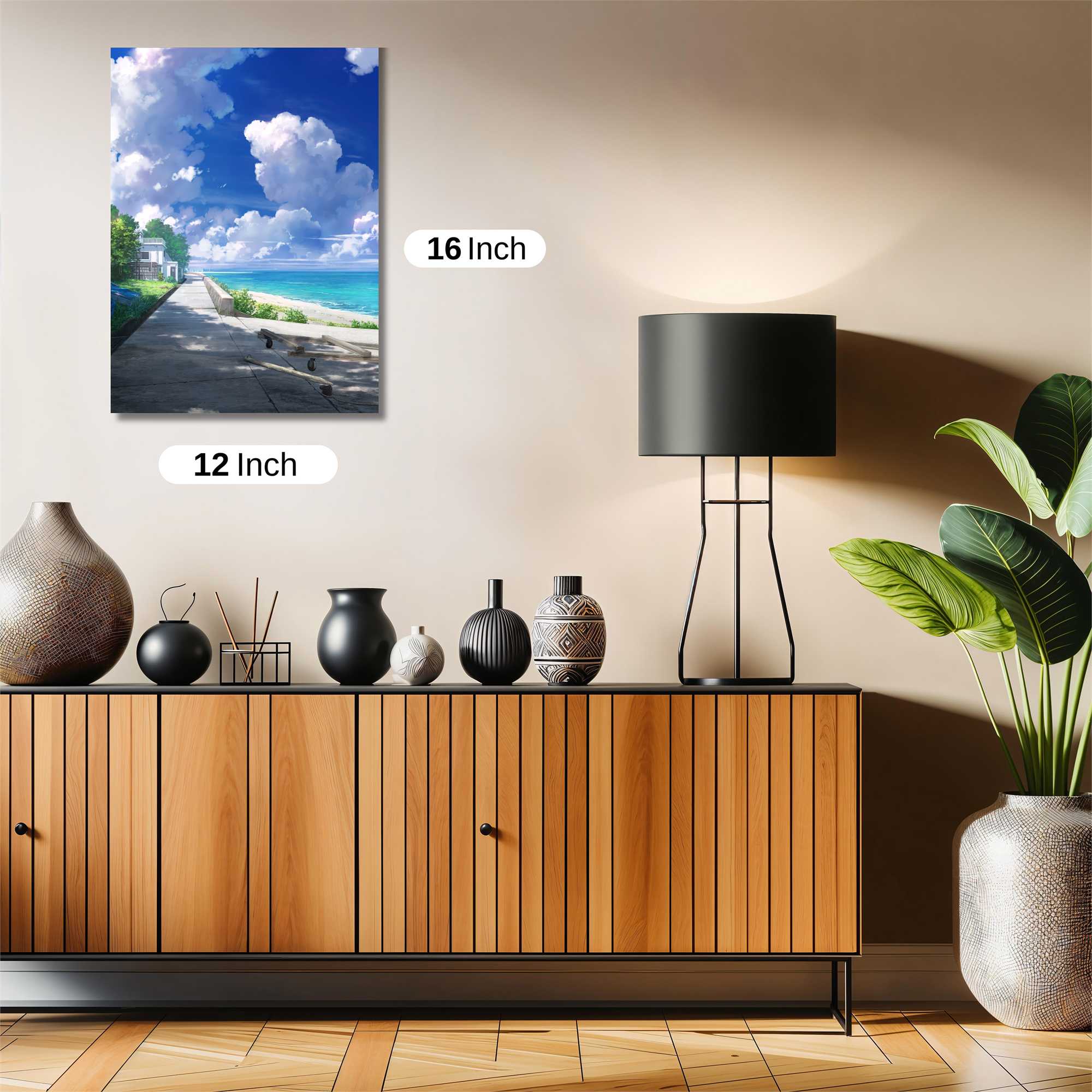 Seaside Serenity Safe Wall Magnetic / M