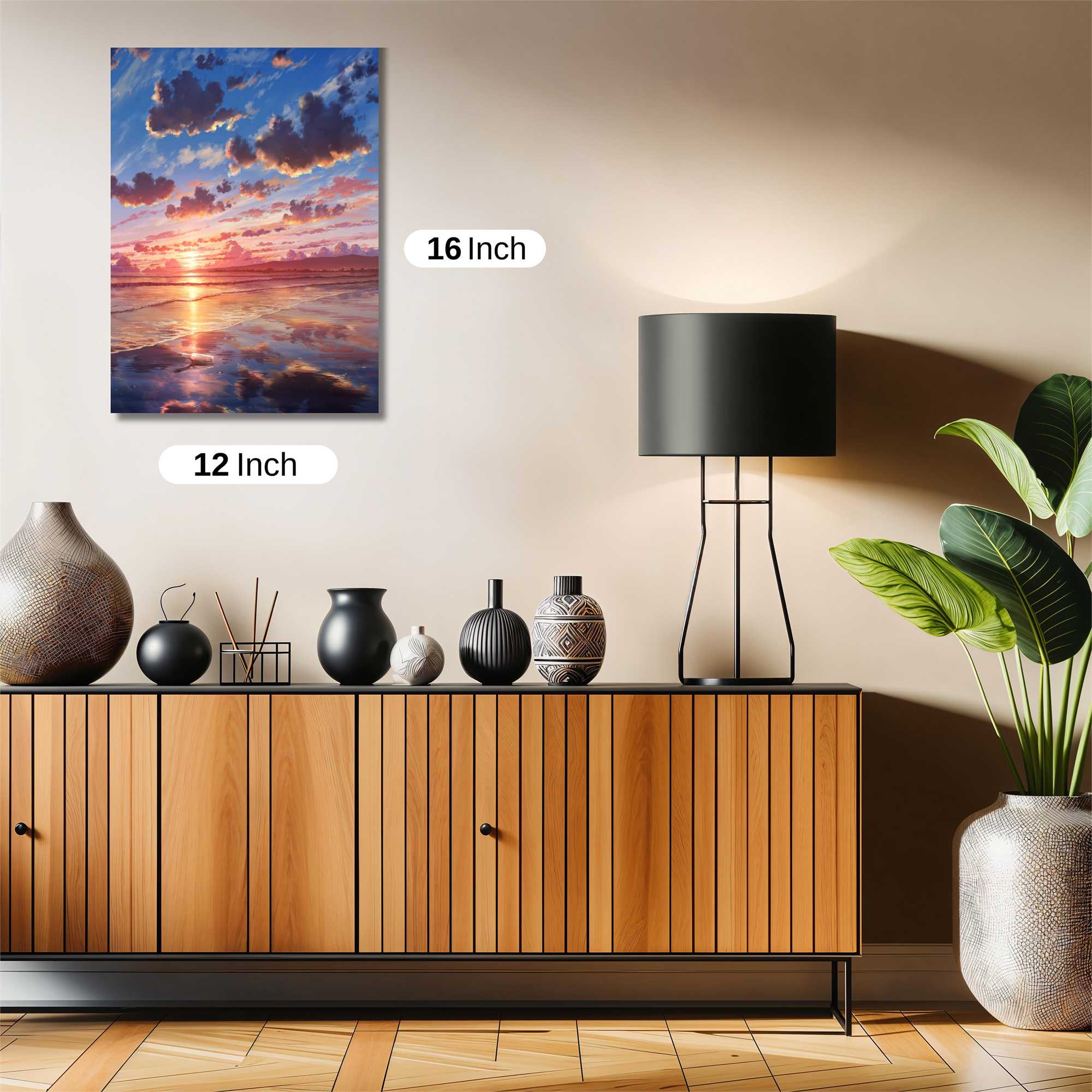 Sunset Serenity Safe Wall Magnetic / M