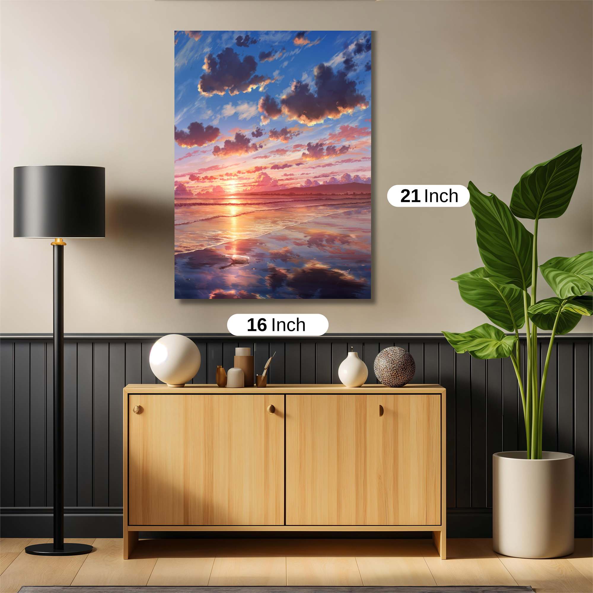 Sunset Serenity Safe Wall Magnetic / M