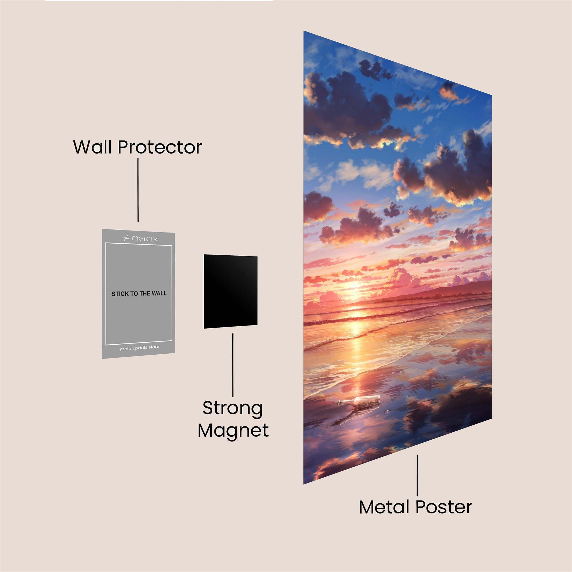 Sunset Serenity Safe Wall Magnetic / M