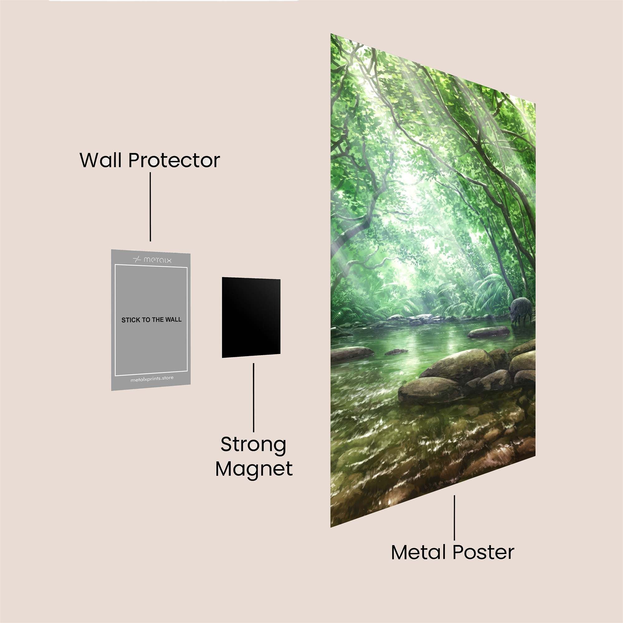 ForestWhisper Safe Wall Magnetic / M
