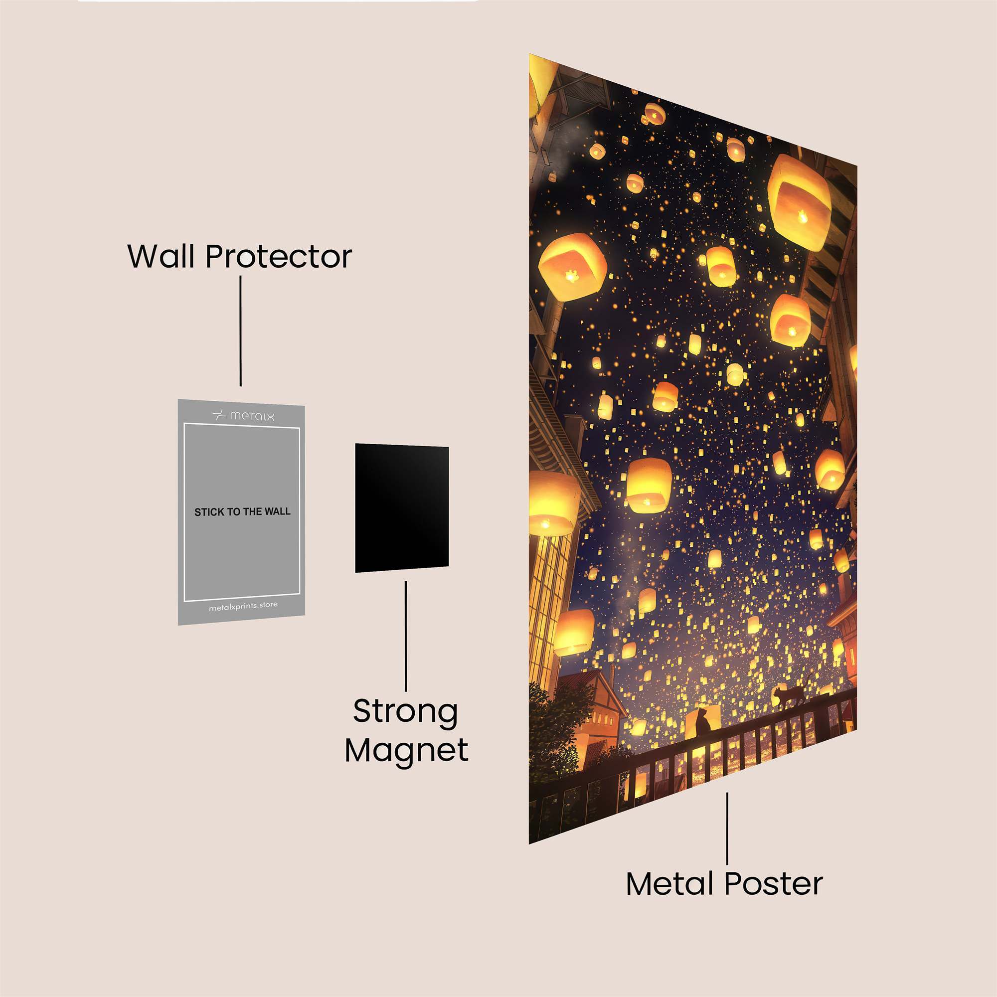 Lanterns Dream Safe Wall Magnetic / M
