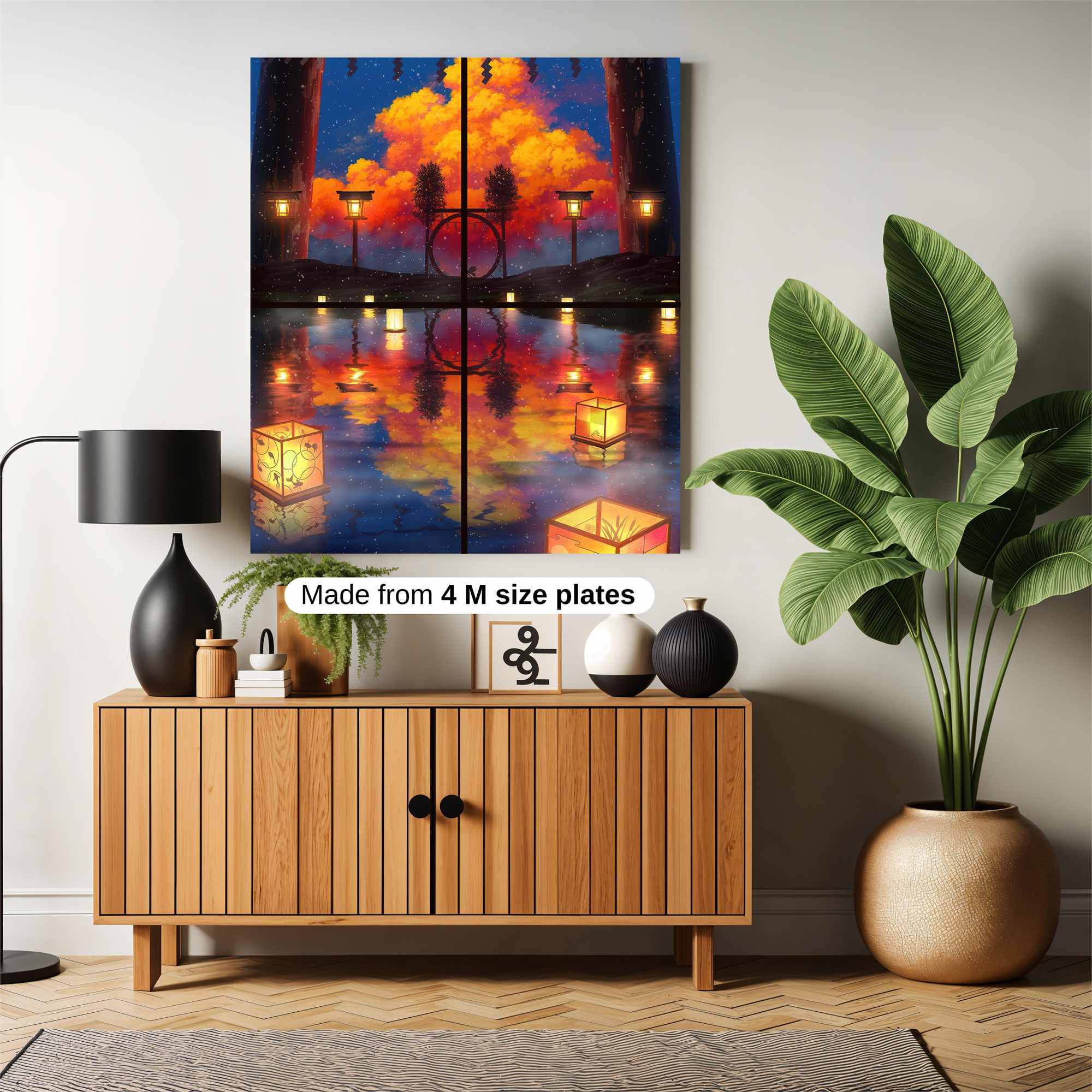 Sunset Serenity Safe Wall Magnetic / M