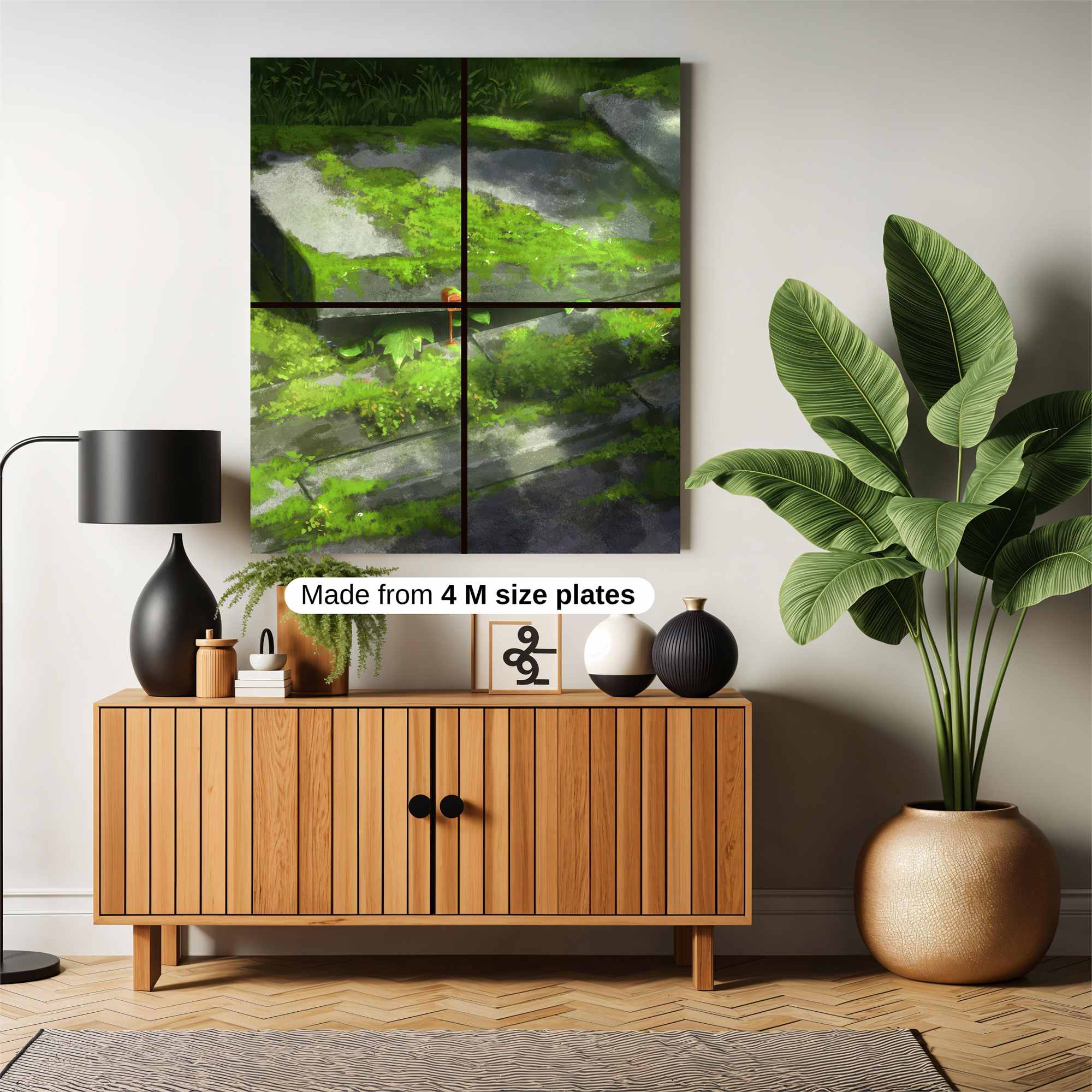 Mossy Serenity Safe Wall Magnetic / M