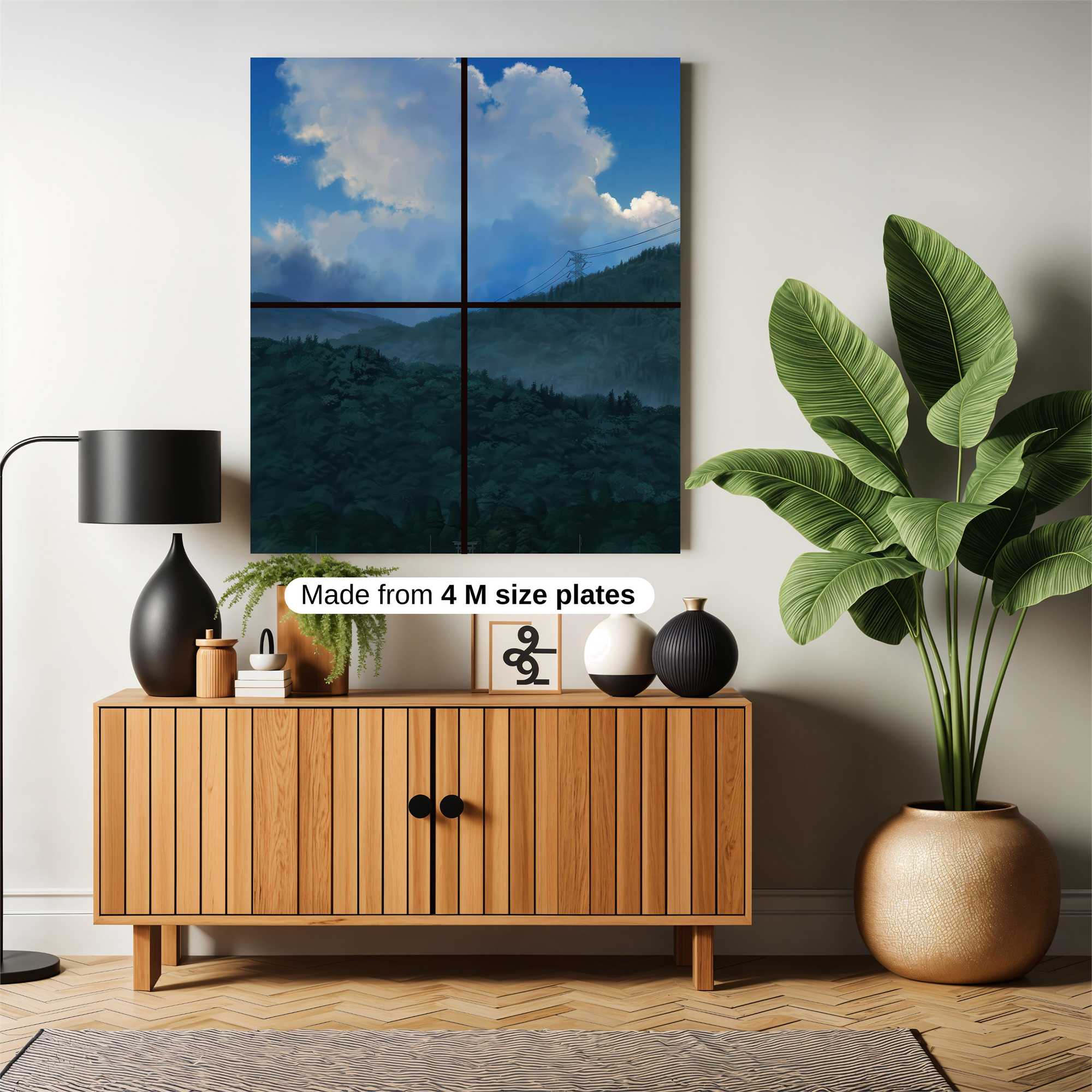 Cloudy Serenity Safe Wall Magnetic / M