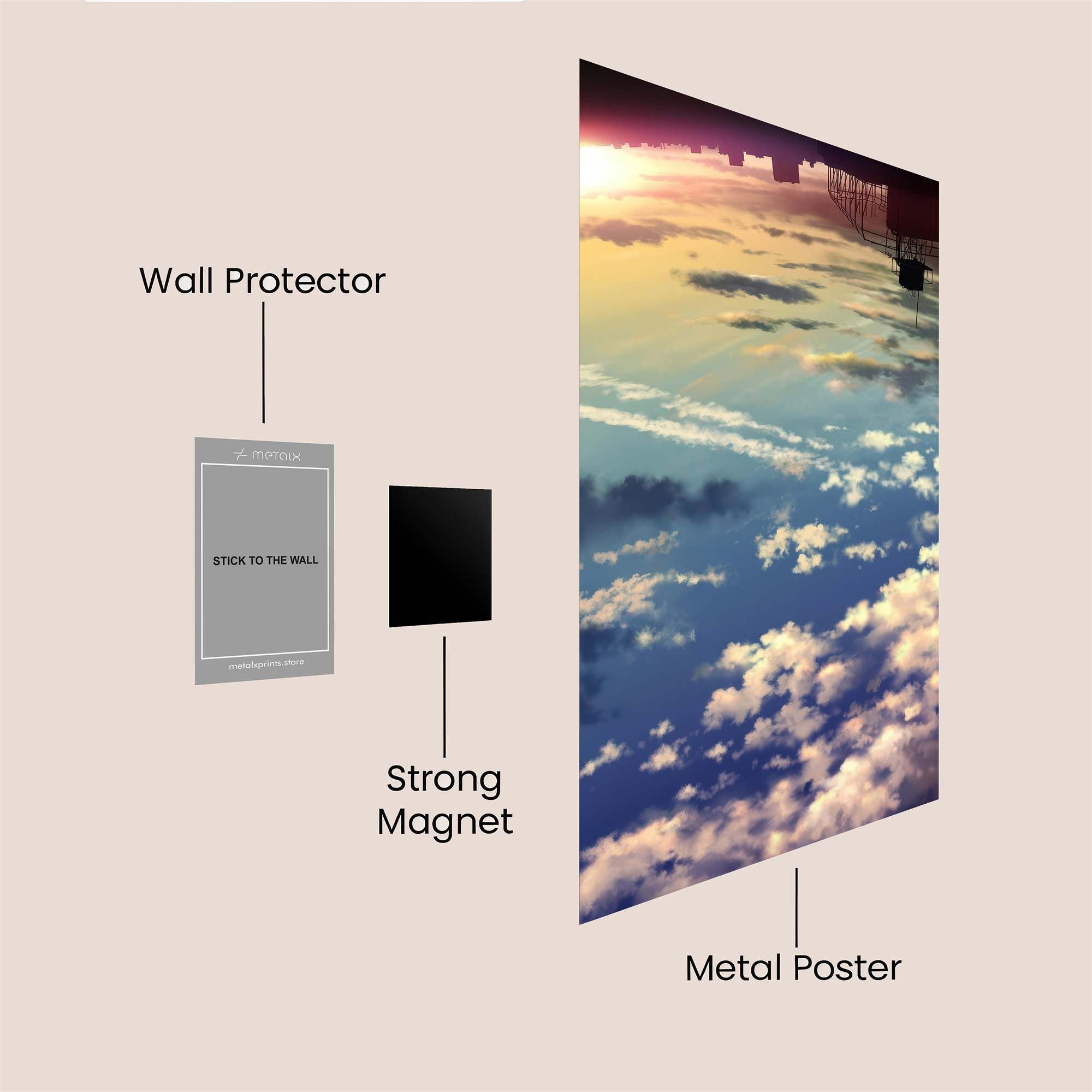 Skyward Serenity Safe Wall Magnetic / M