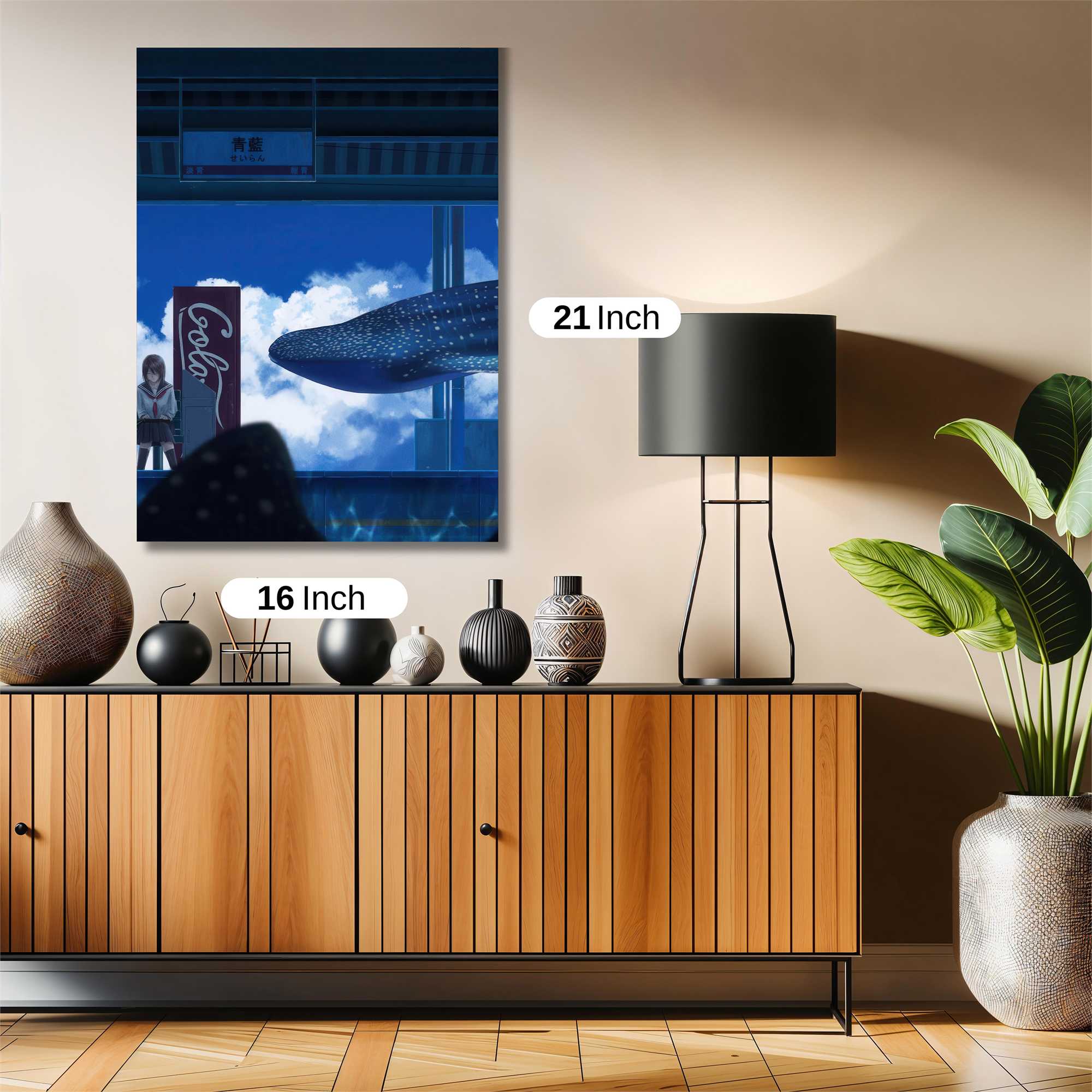 Whale Dream Safe Wall Magnetic / M