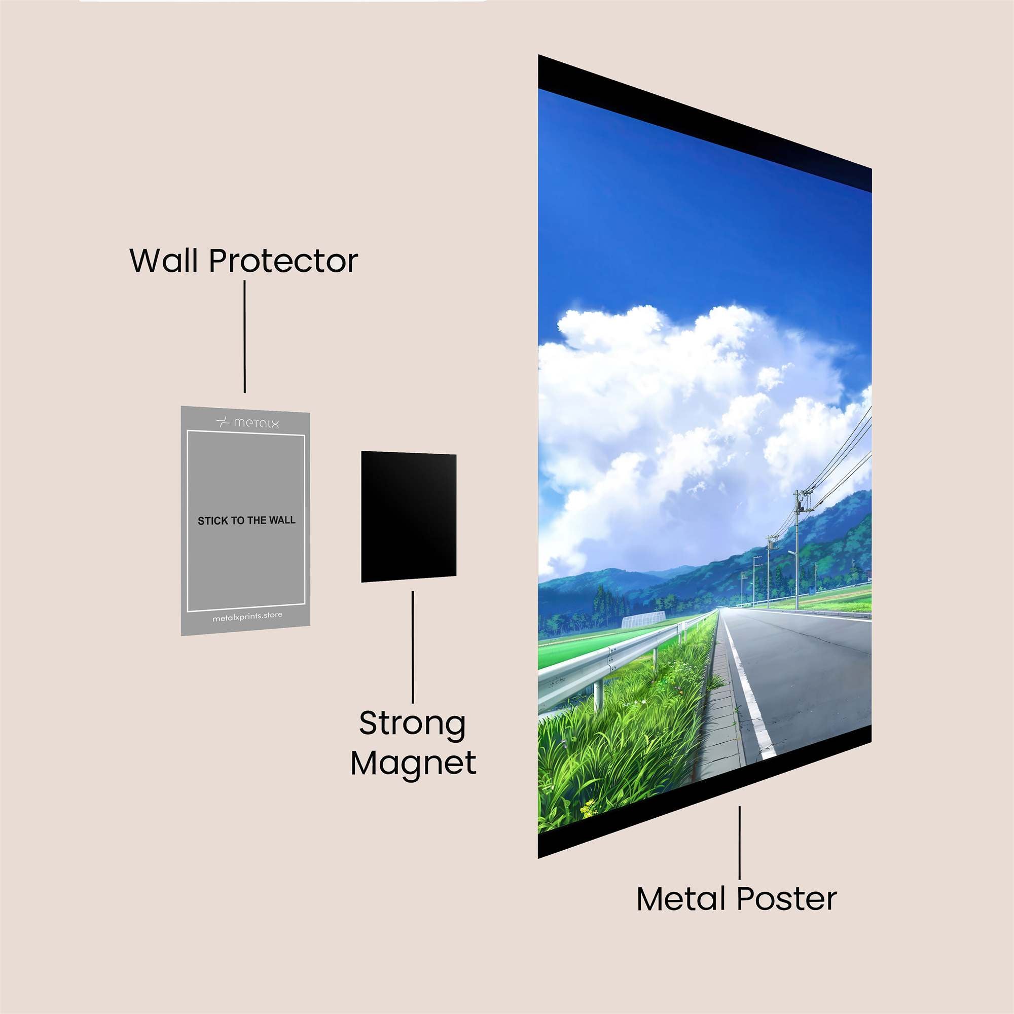 Journey Serene Safe Wall Magnetic / M