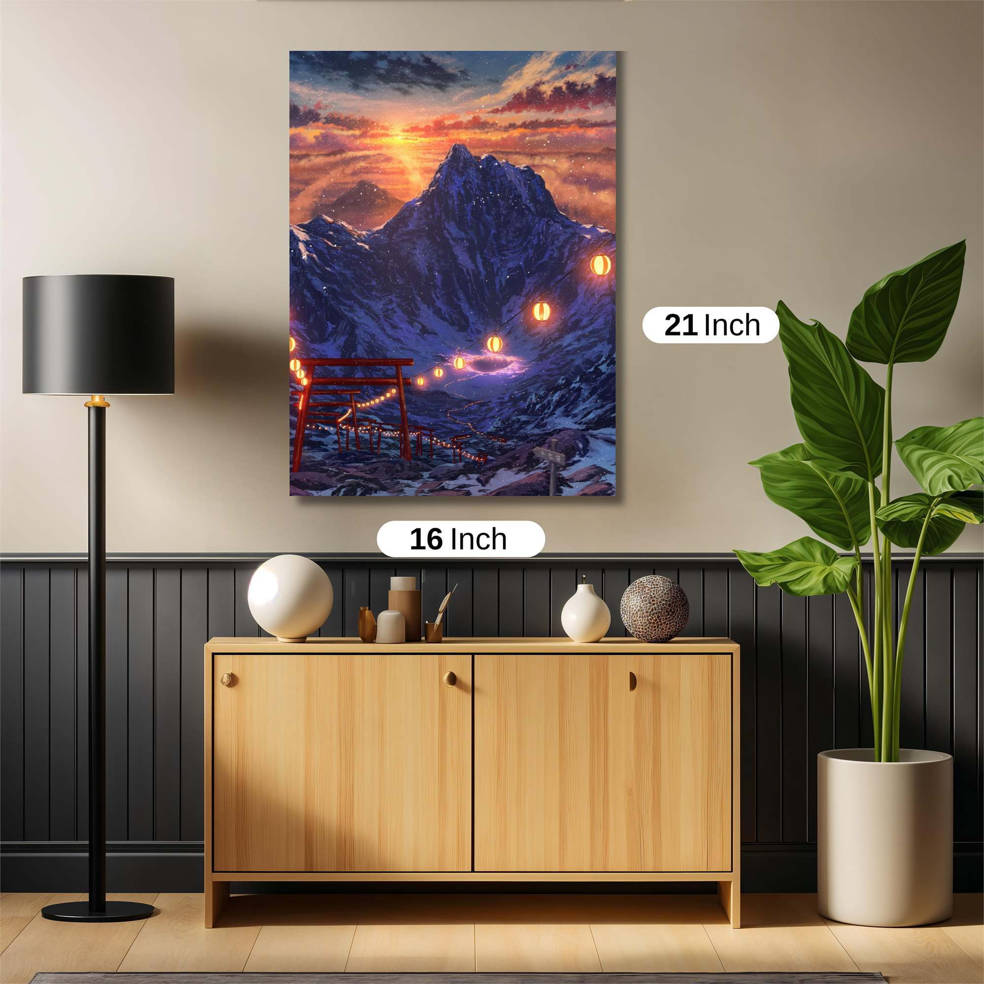 Mountain Serenity Safe Wall Magnetic / M