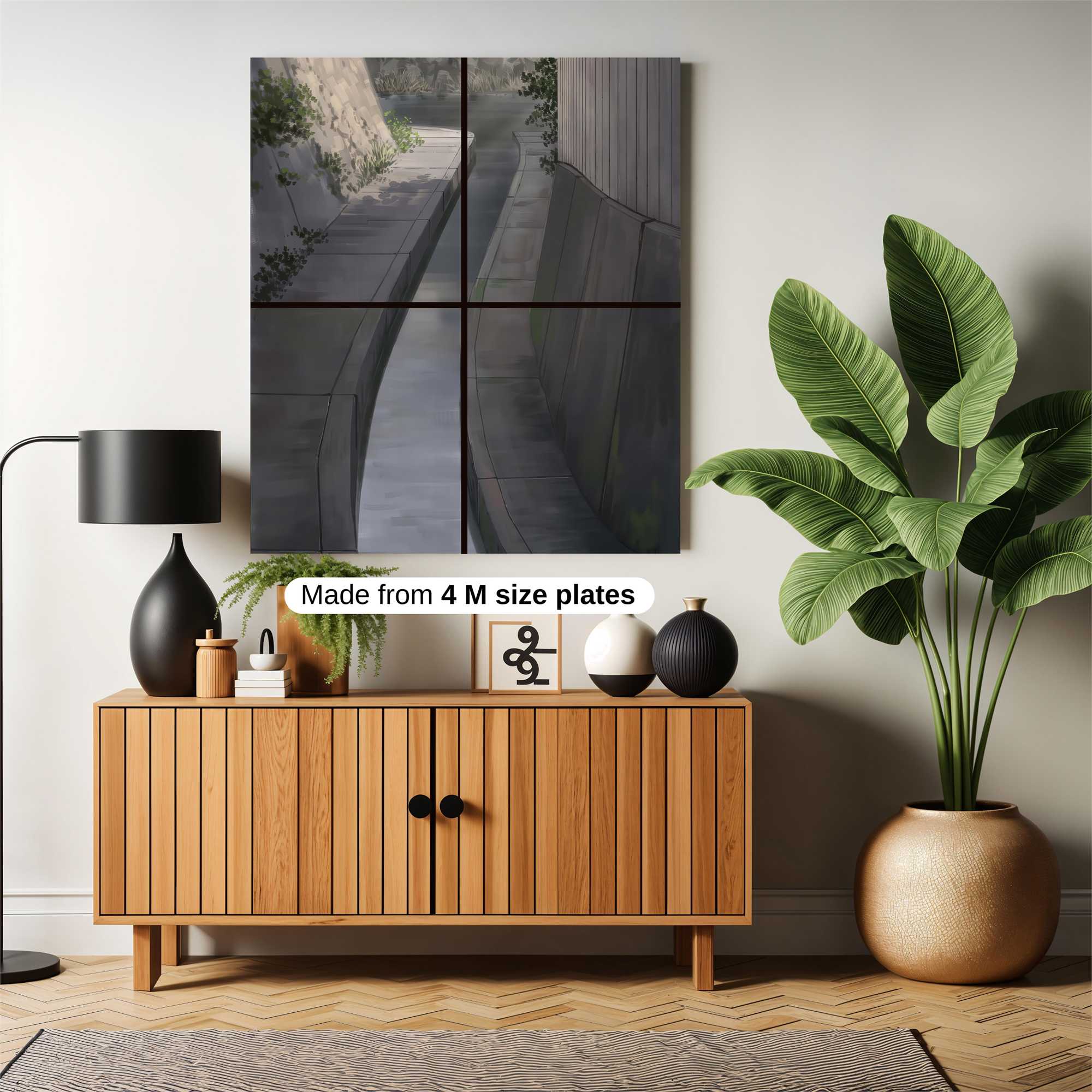 Concrete Calm Safe Wall Magnetic / M