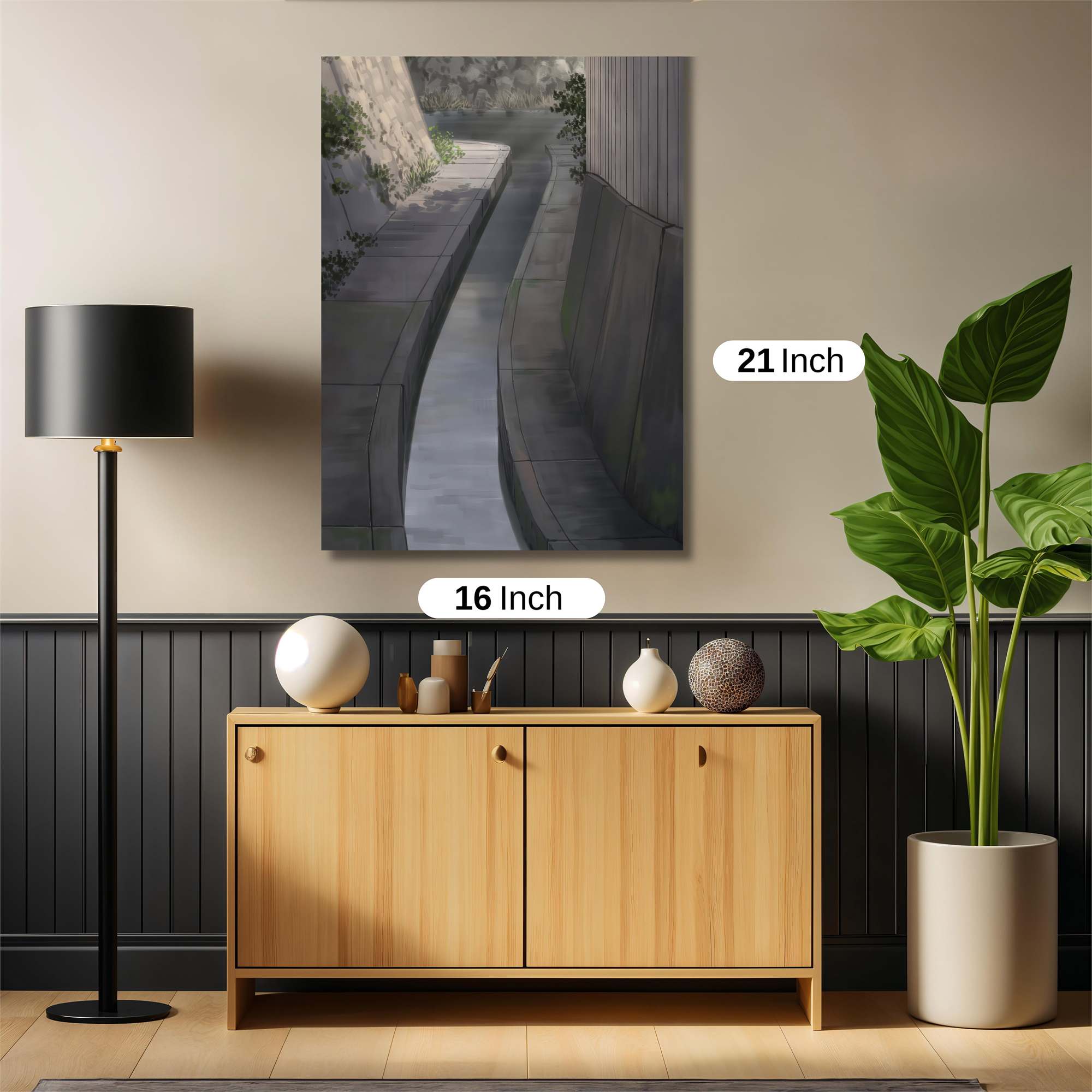 Concrete Calm Safe Wall Magnetic / M