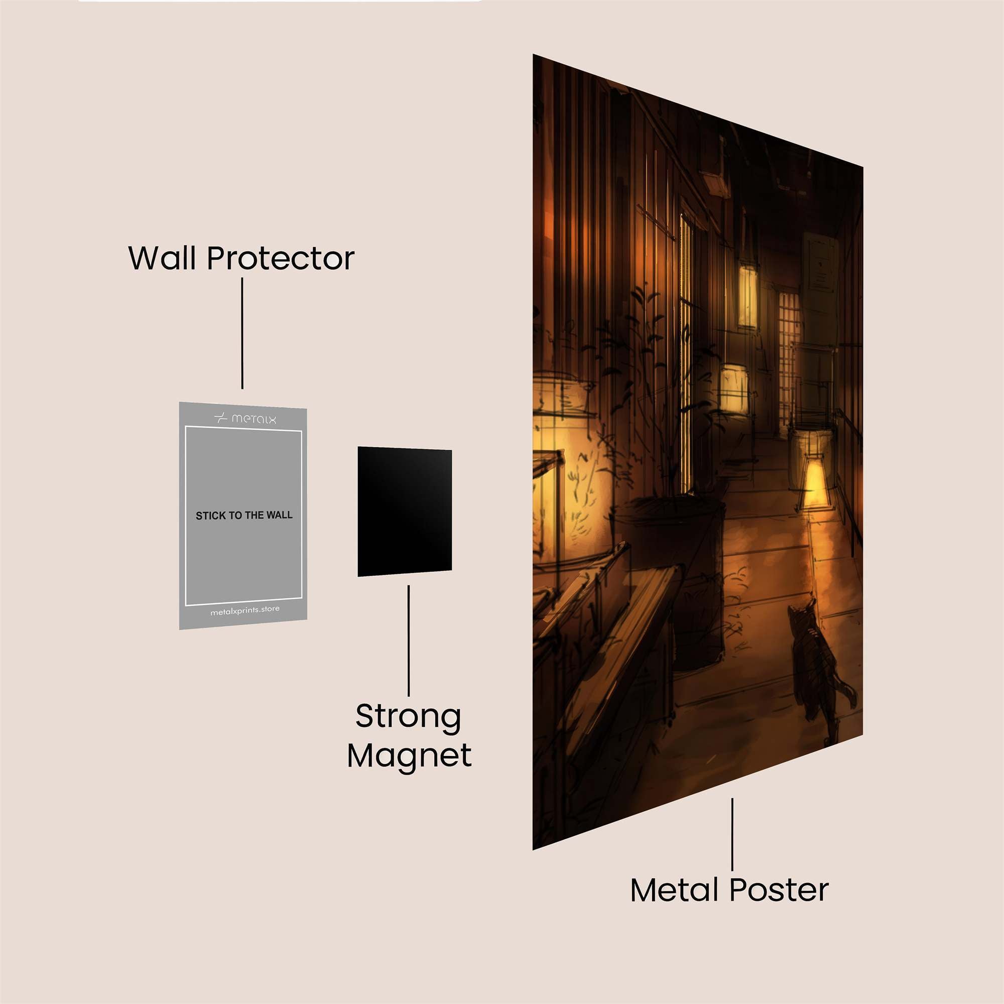 Corridor Mystery Safe Wall Magnetic / M