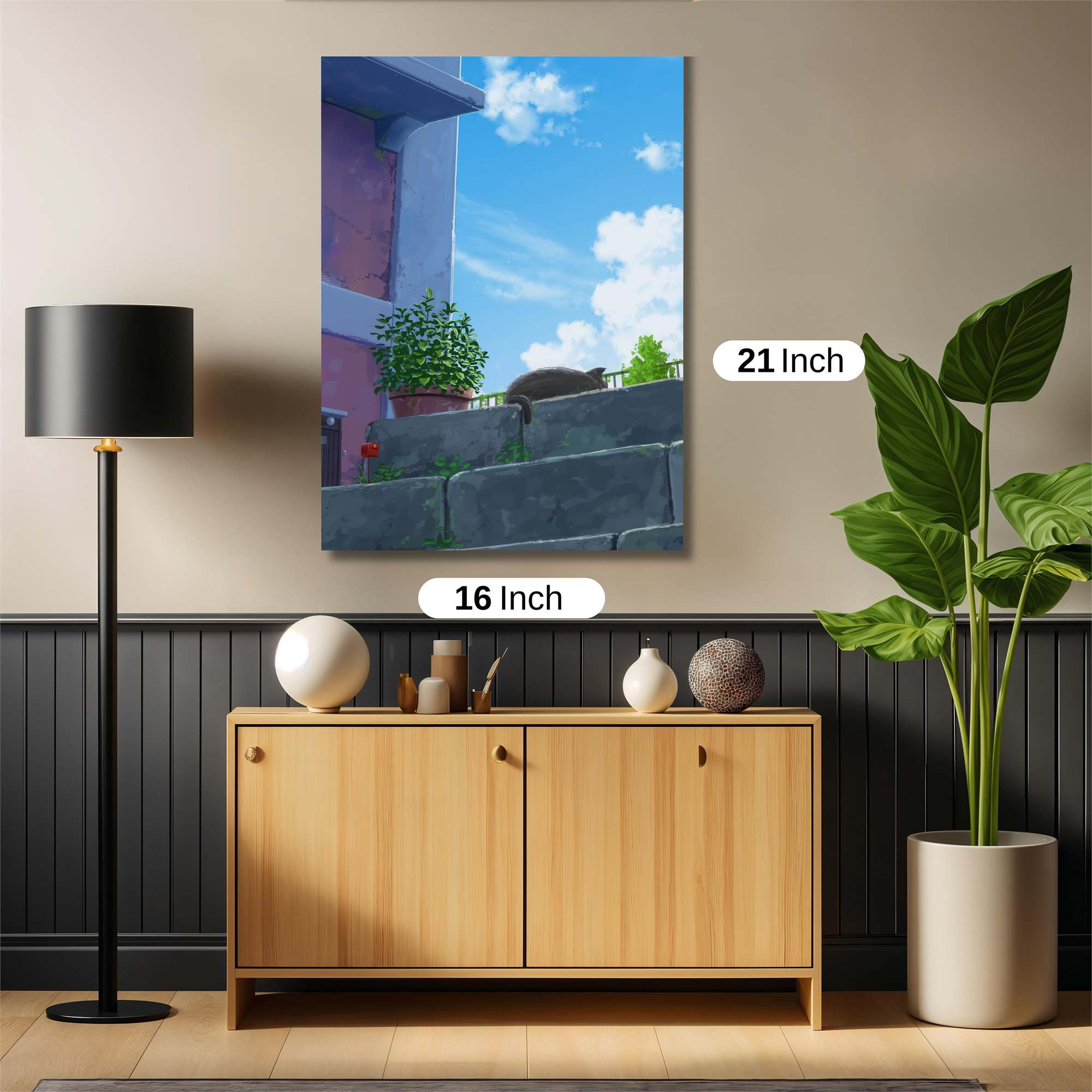 Cat Serenity Safe Wall Magnetic / M