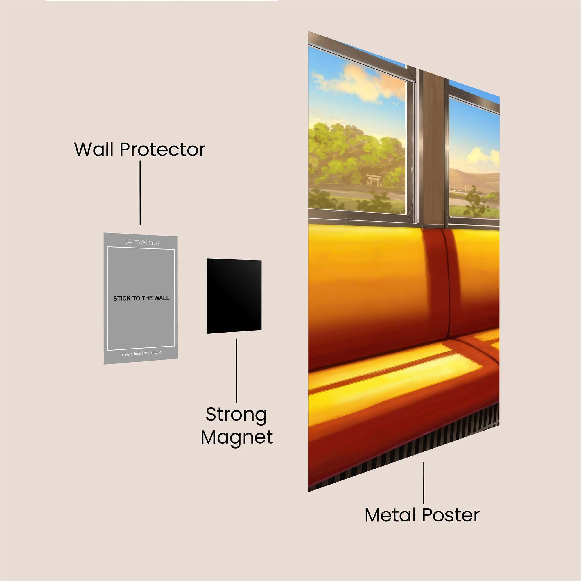 Flags Festive Safe Wall Magnetic / M