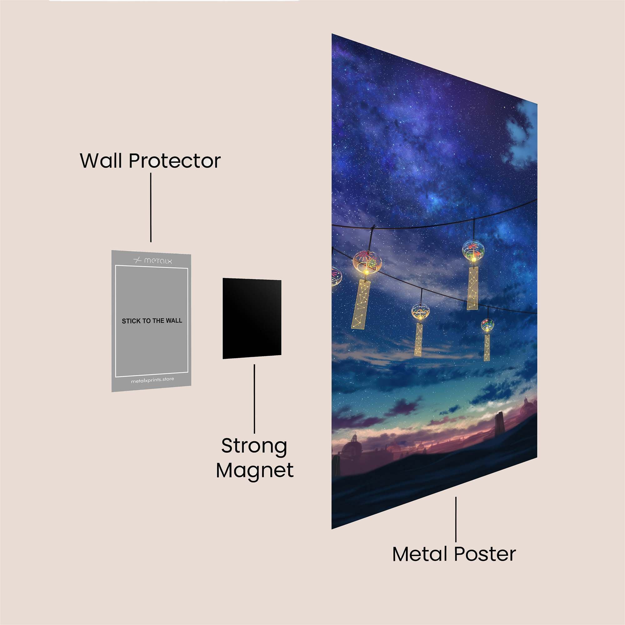 Lantern Dreamscape Safe Wall Magnetic / M