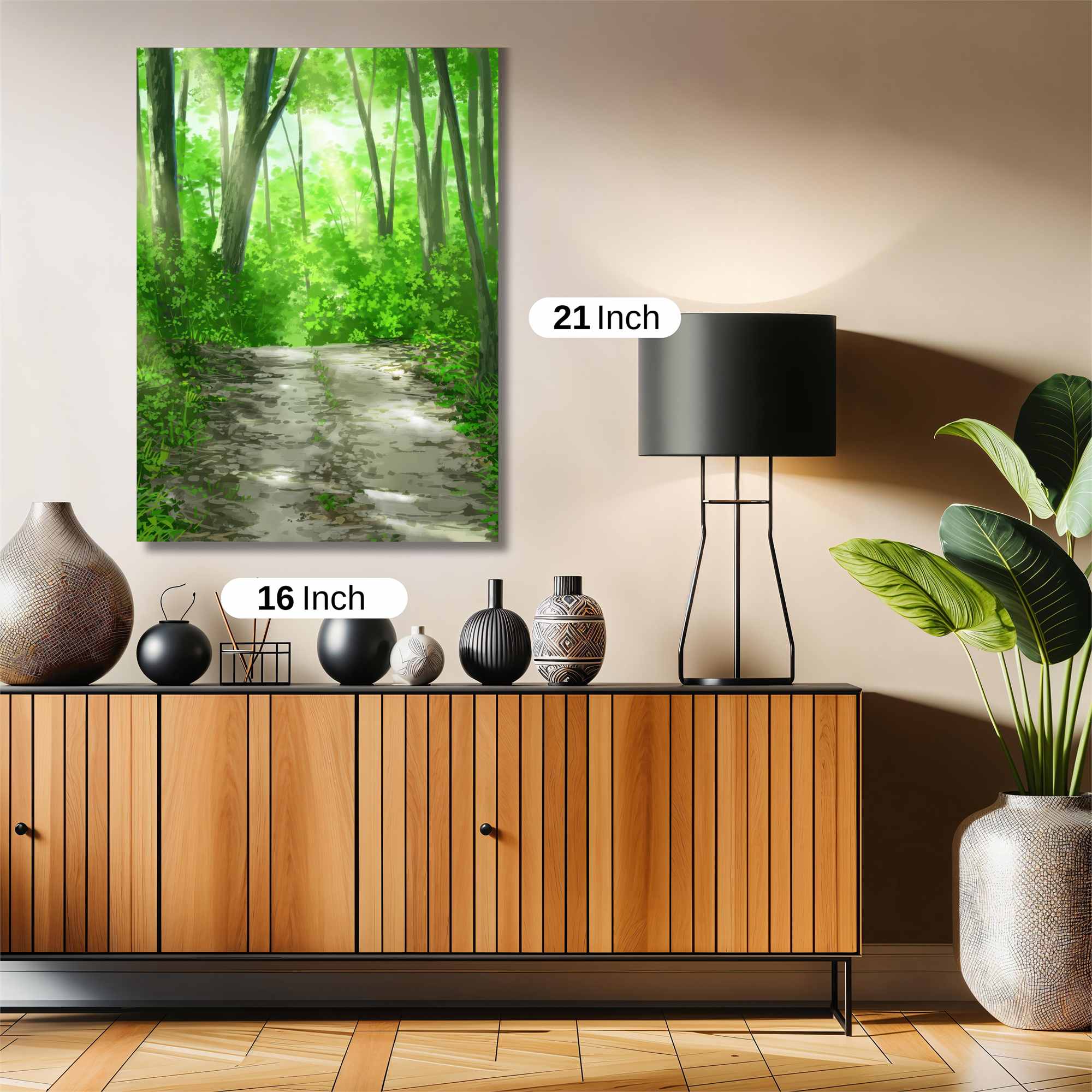Forest Serenity Safe Wall Magnetic / M