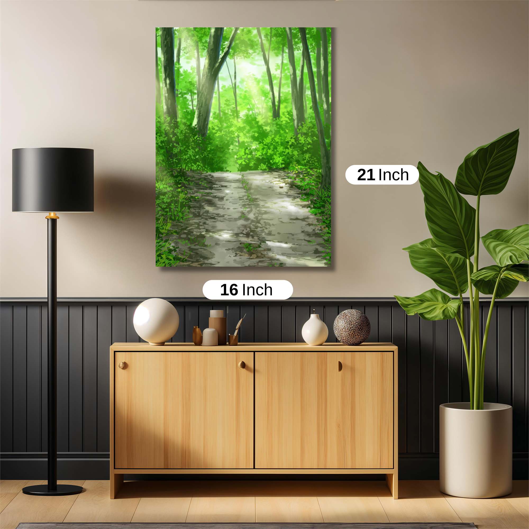 Forest Serenity Safe Wall Magnetic / M
