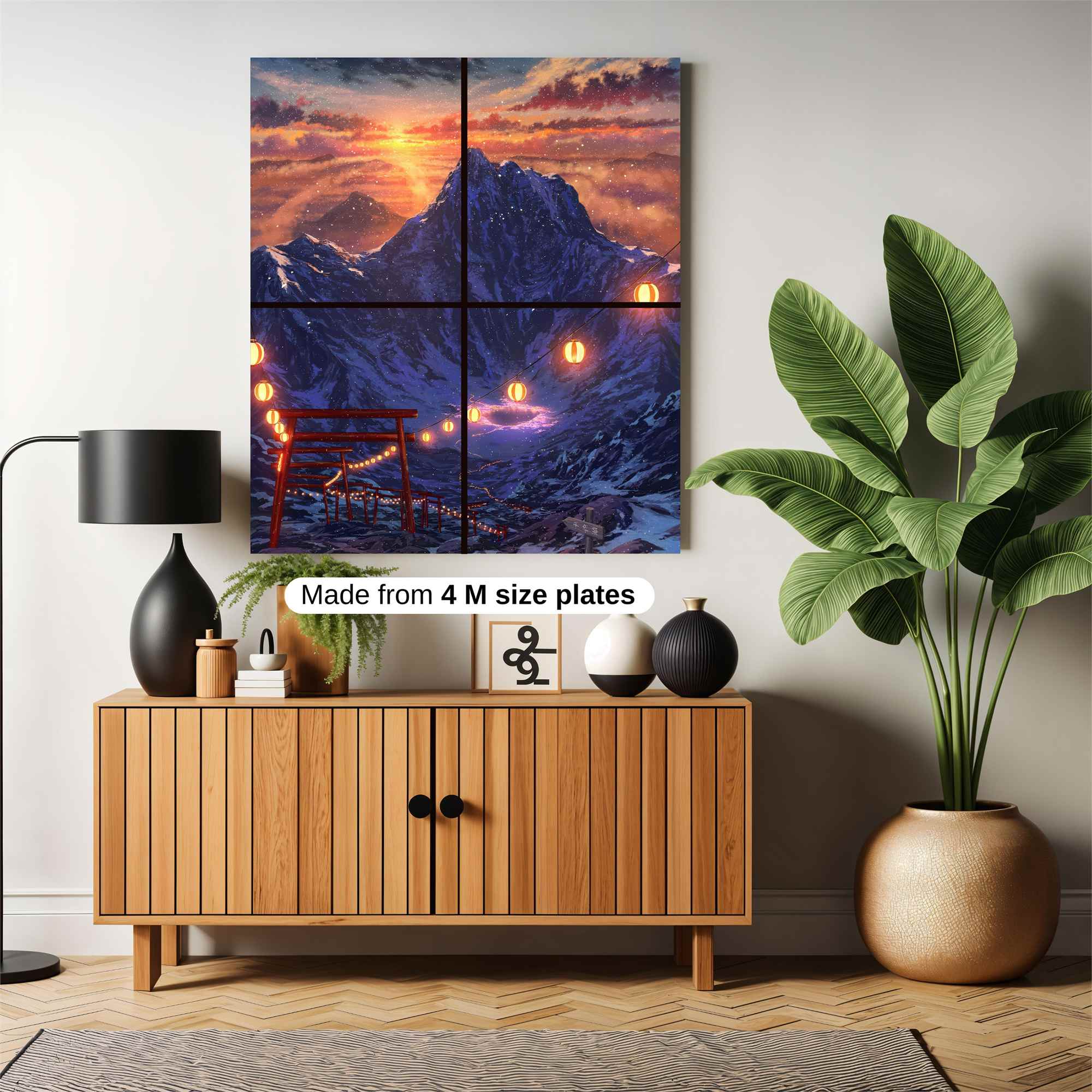 Mountain Serenity Safe Wall Magnetic / M