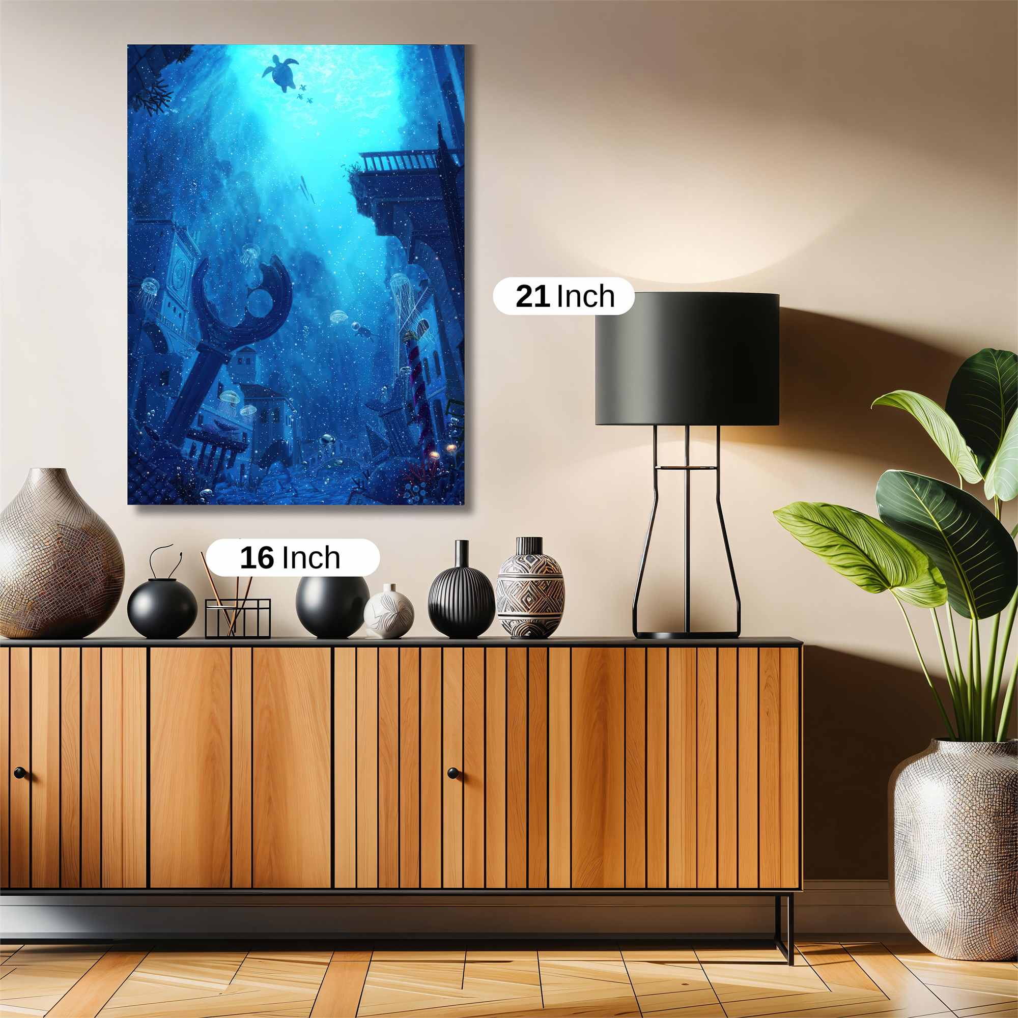 Turtle Tranquil Safe Wall Magnetic / M