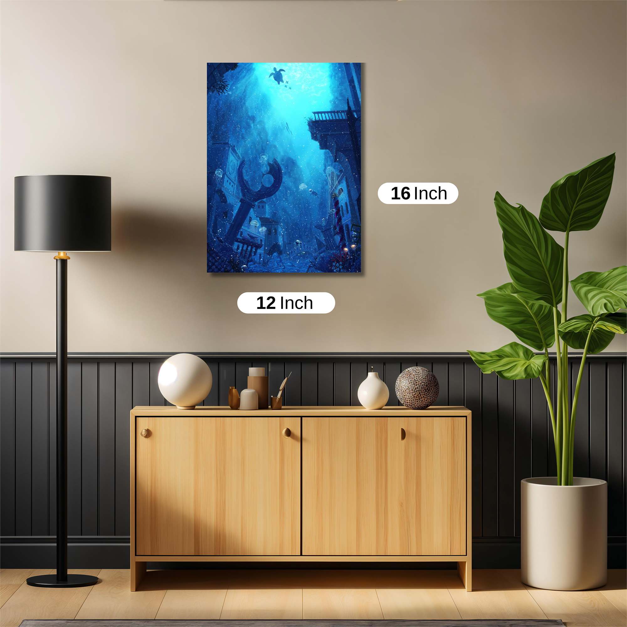 Turtle Tranquil Safe Wall Magnetic / M