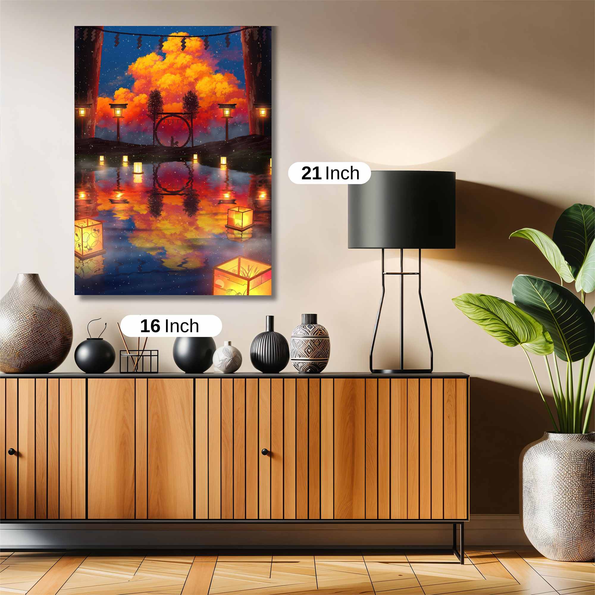Sunset Serenity Safe Wall Magnetic / M