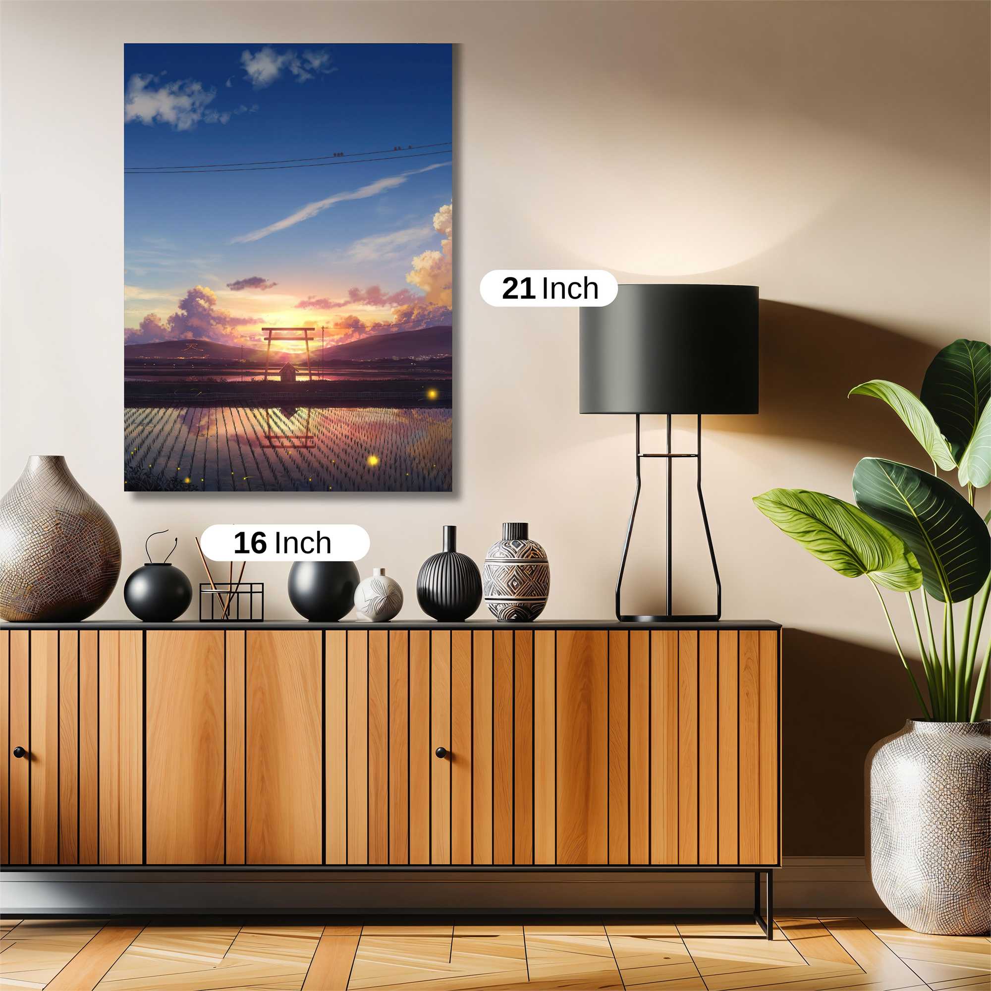 Sunset Serenity Safe Wall Magnetic / M