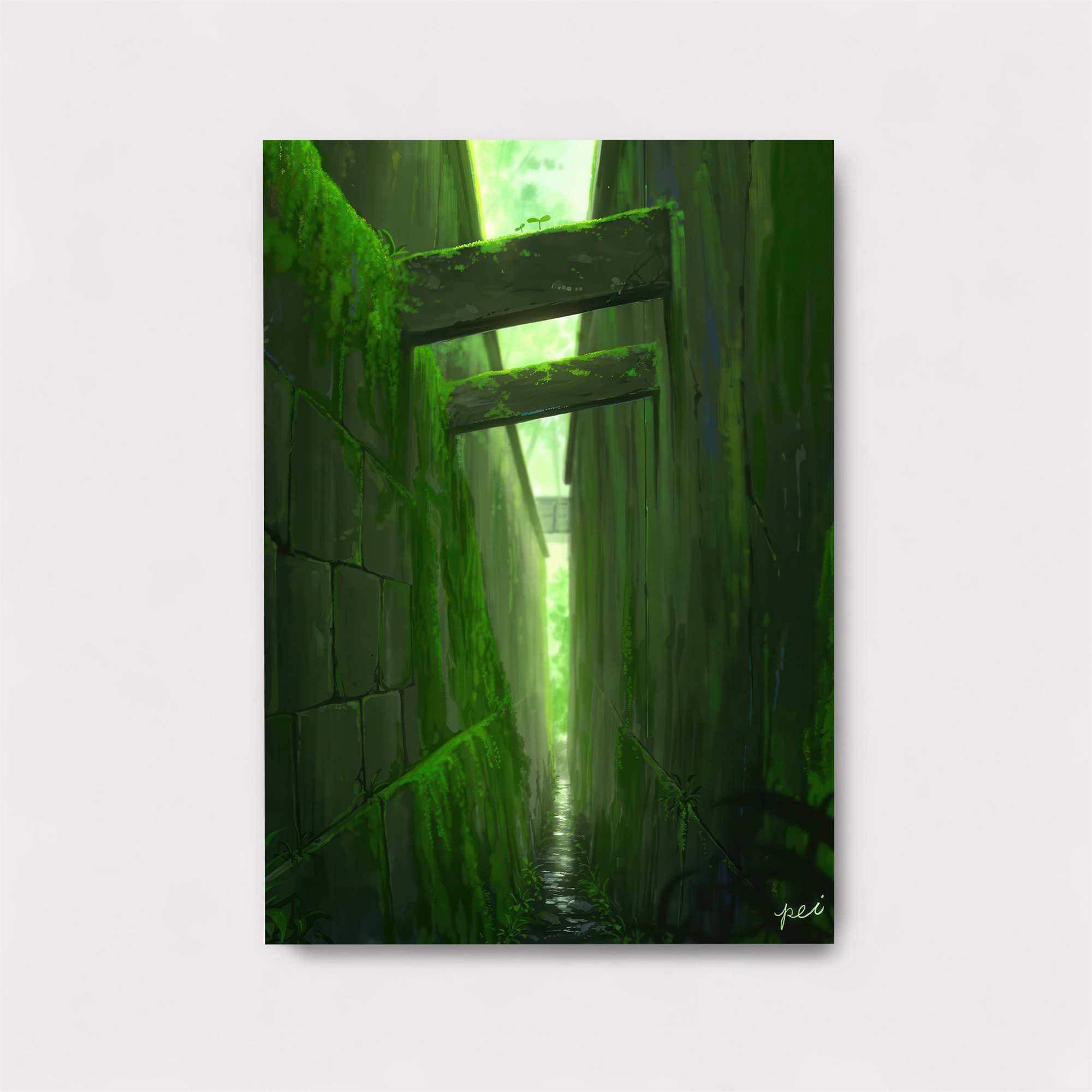 Mossy Serenity Safe Wall Magnetic / M