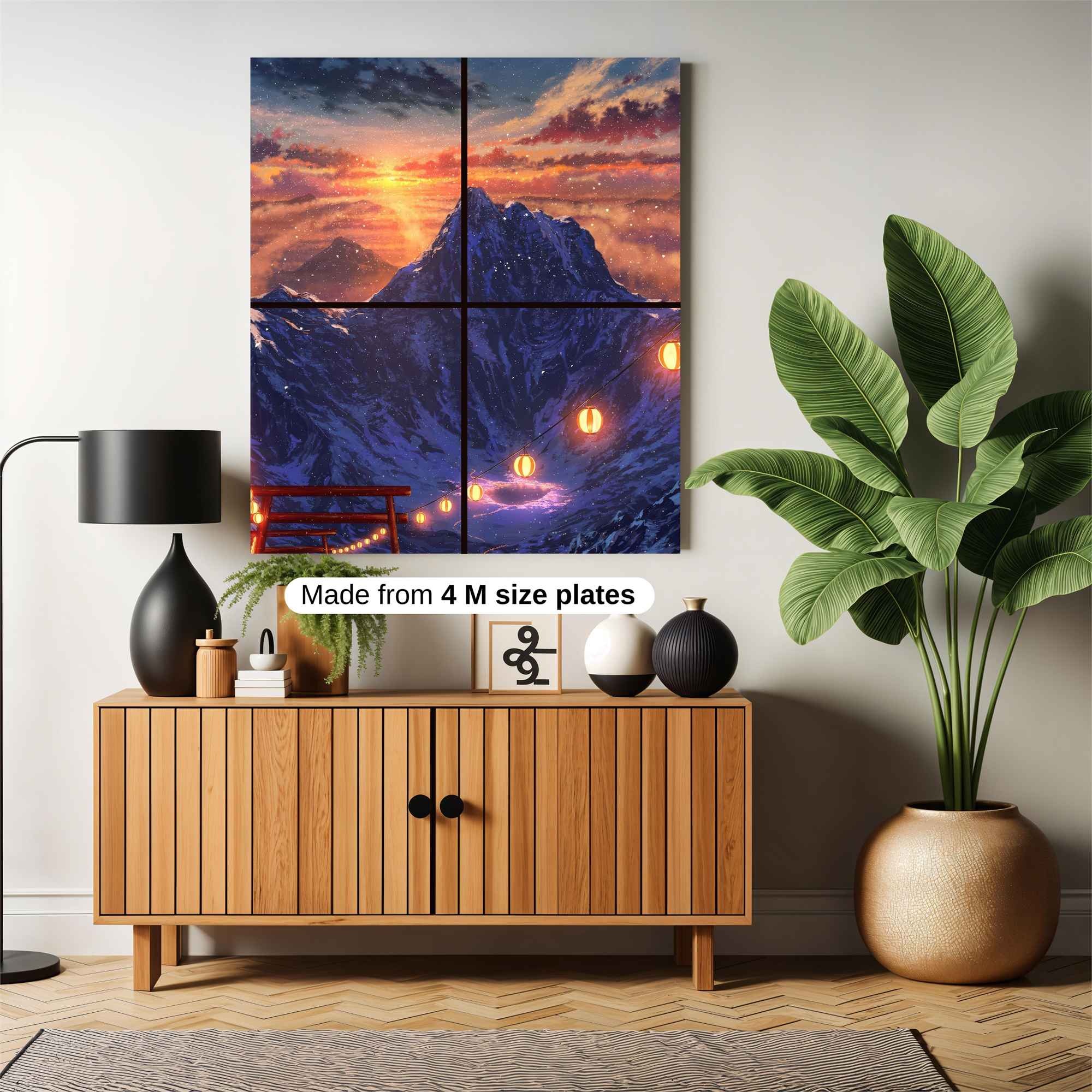 Mountain Serenity Safe Wall Magnetic / M
