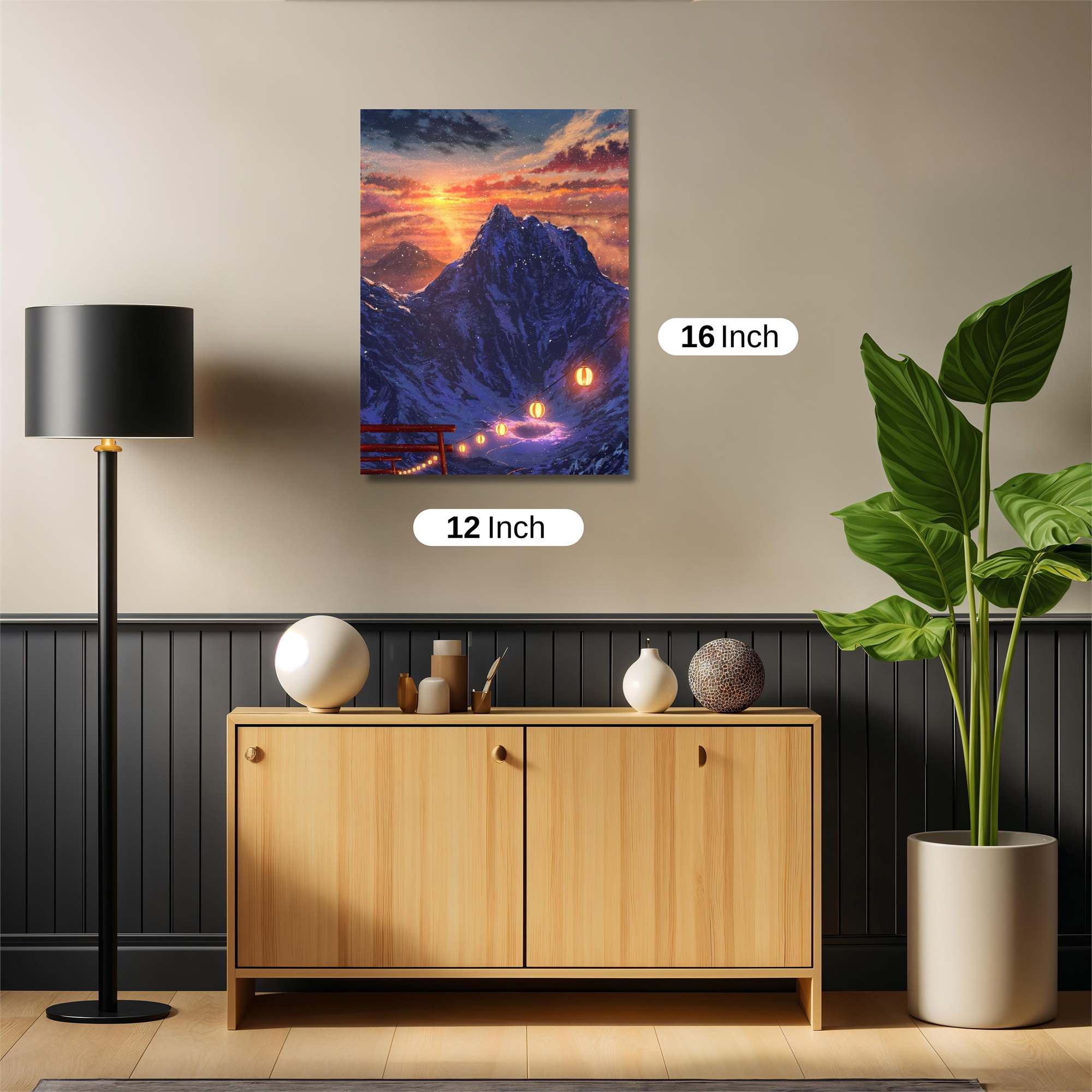 Mountain Serenity Safe Wall Magnetic / M