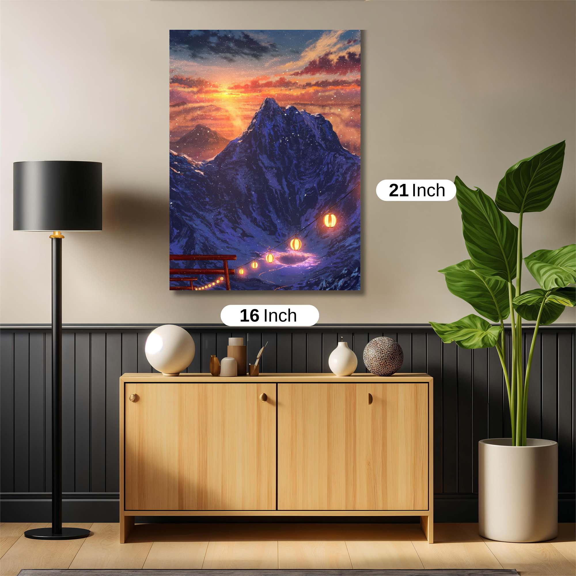 Mountain Serenity Safe Wall Magnetic / M