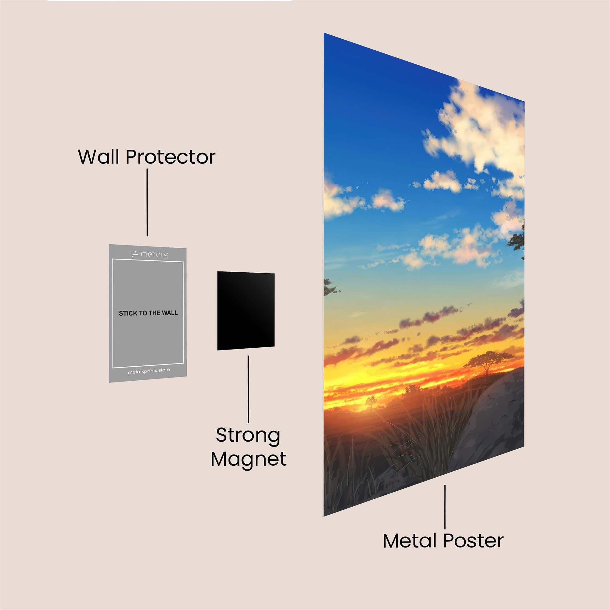 Baobab Serenity Safe Wall Magnetic / M