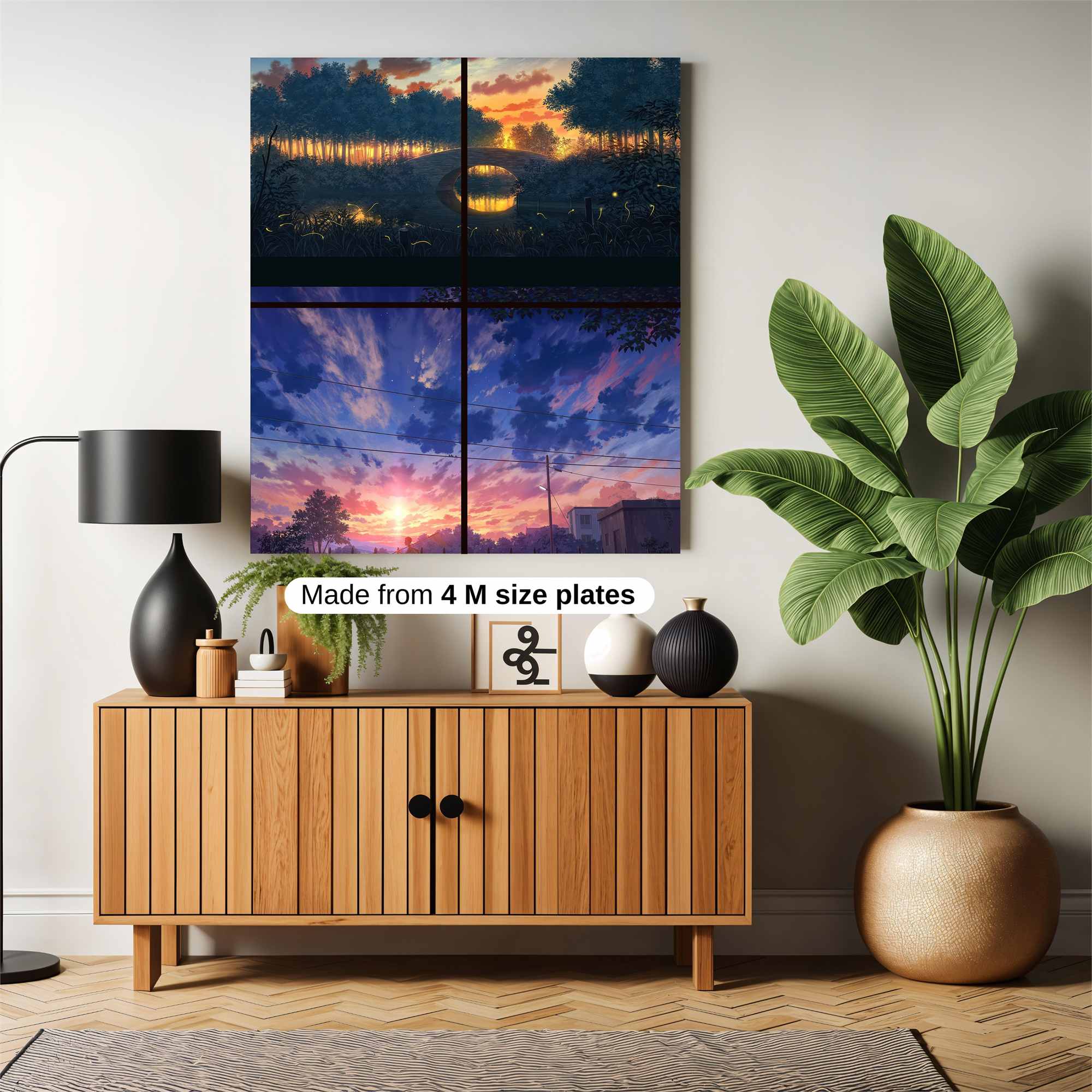 Sunset Serenity Safe Wall Magnetic / M