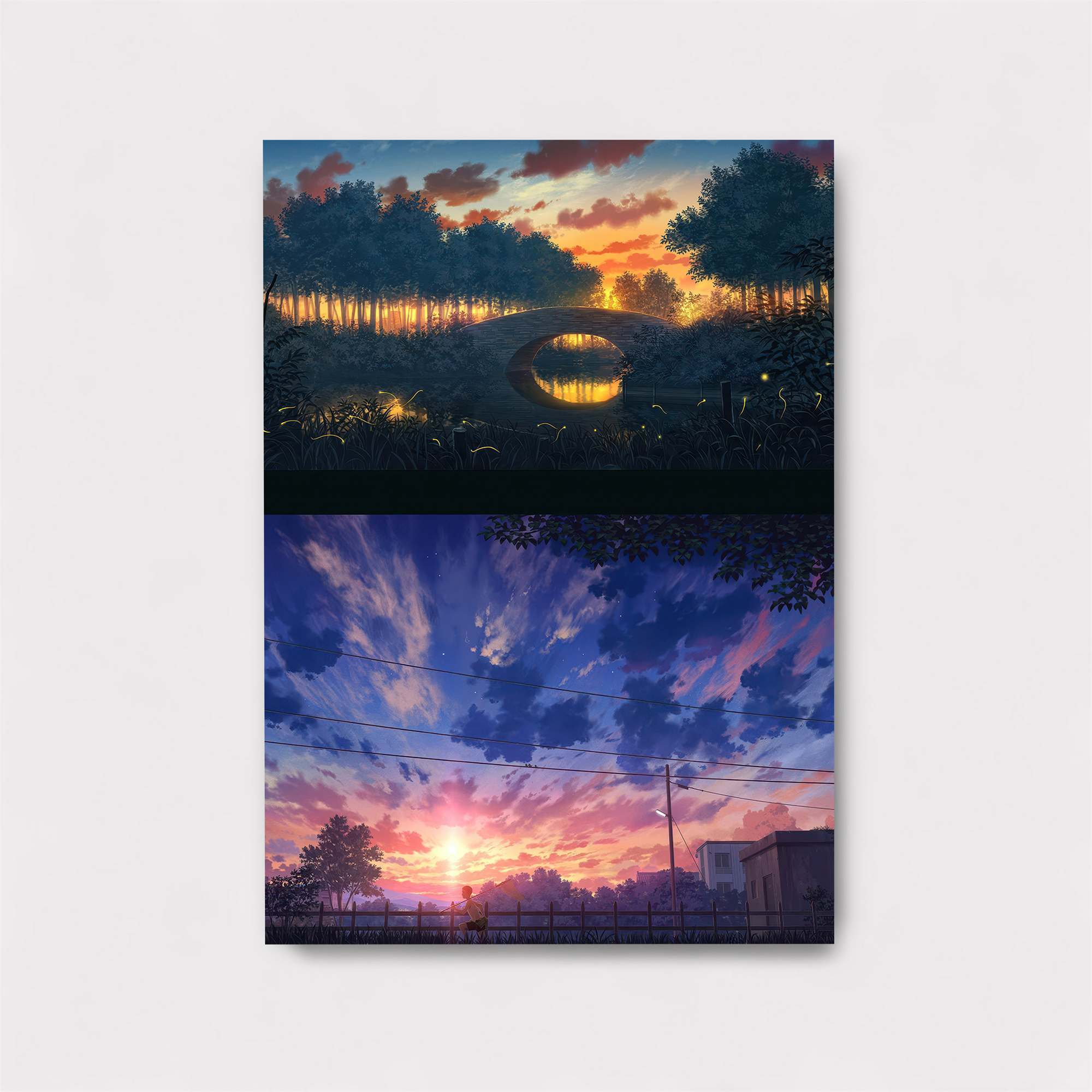 Sunset Serenity Safe Wall Magnetic / M