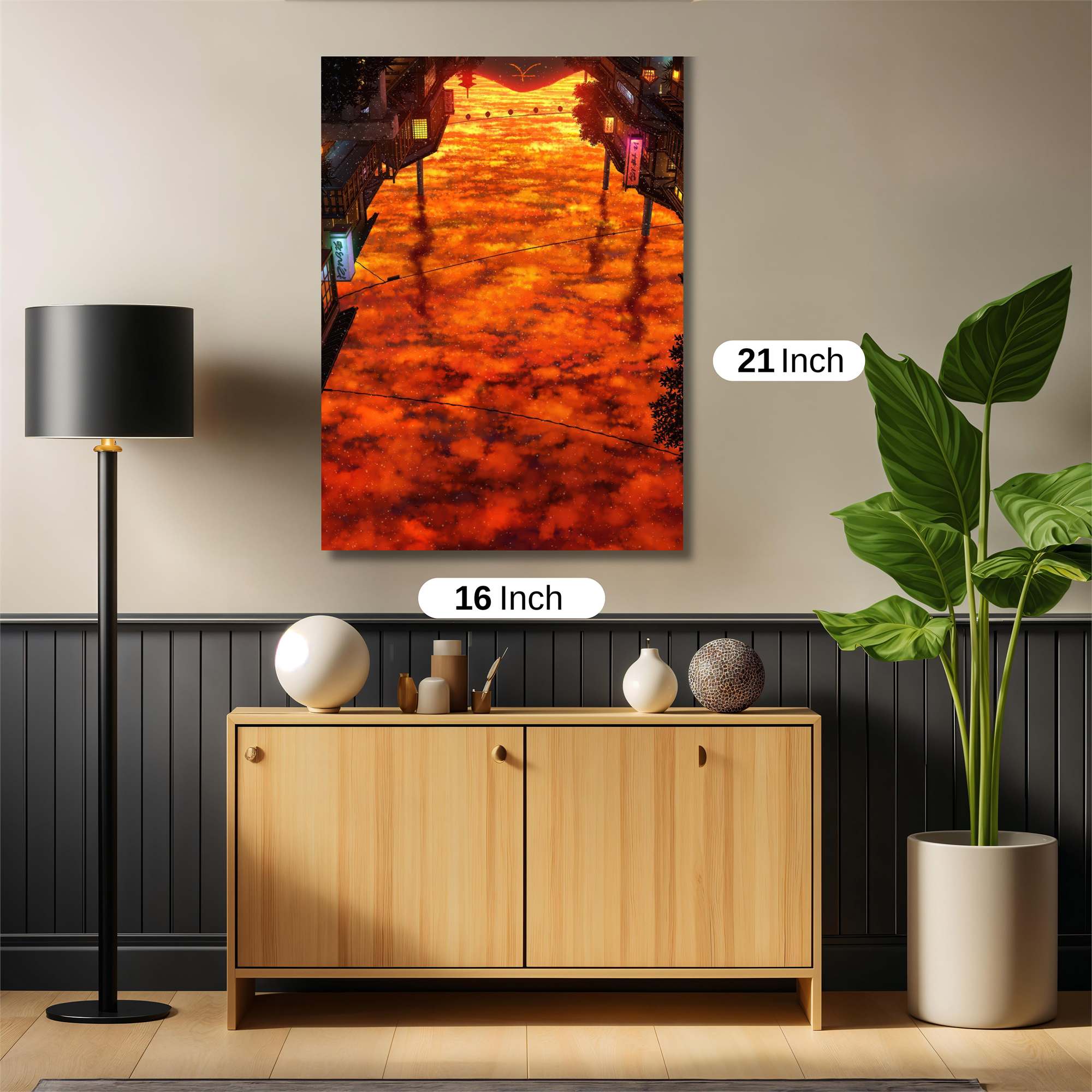 Lava Dreamscape Safe Wall Magnetic / M