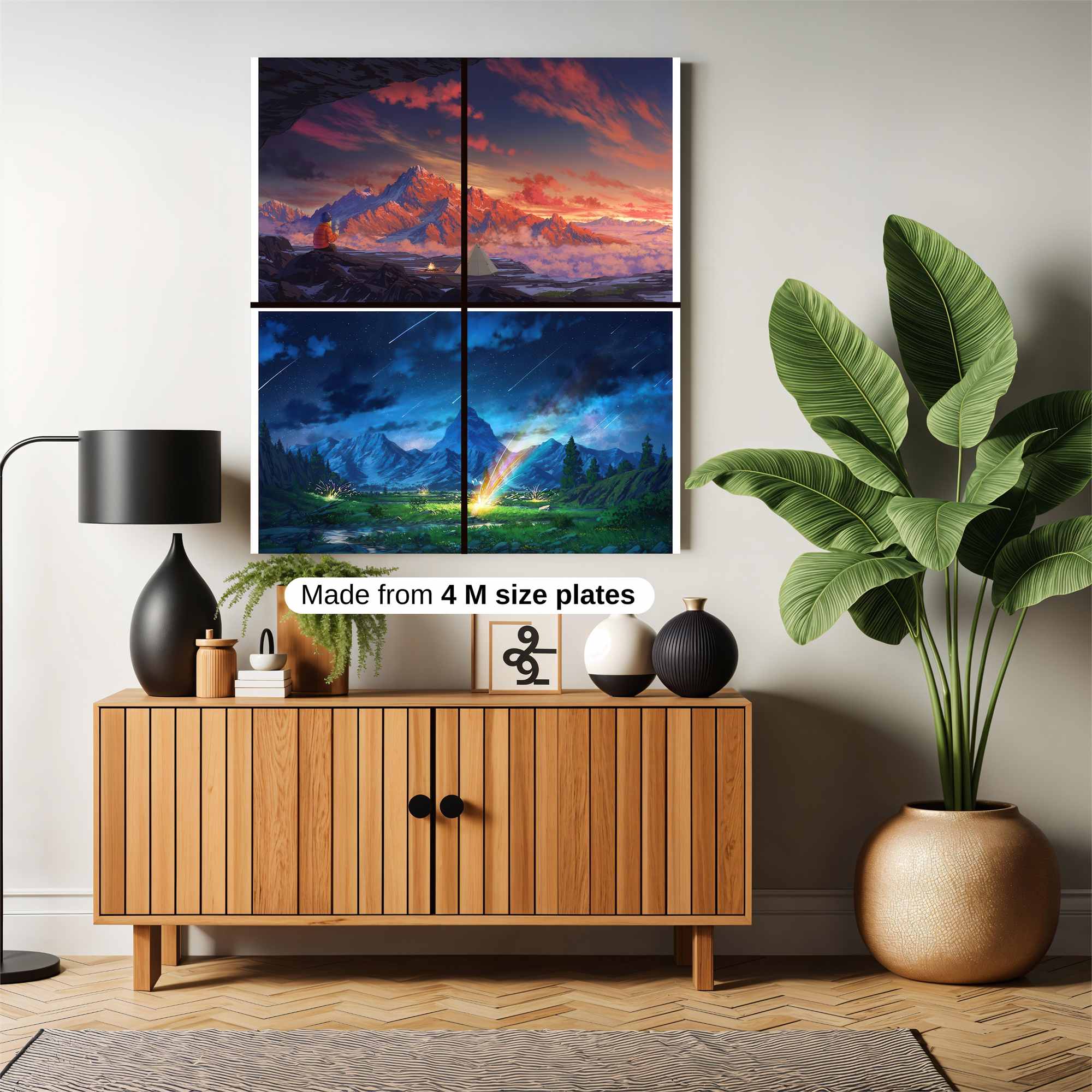 Sunset Serenity Safe Wall Magnetic / M