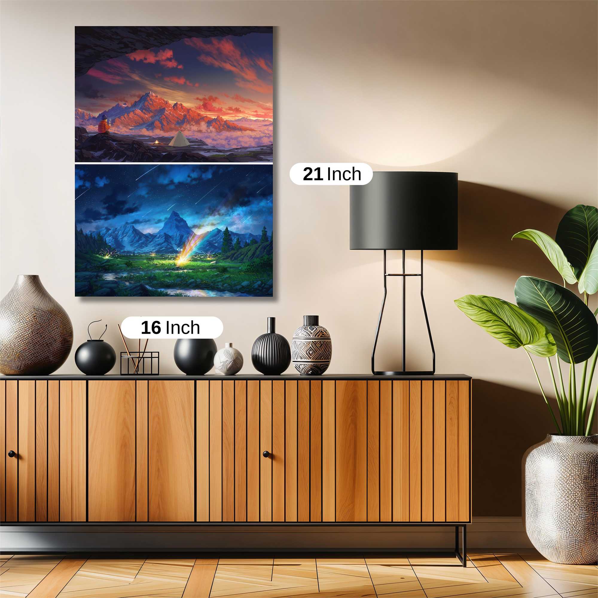 Sunset Serenity Safe Wall Magnetic / M