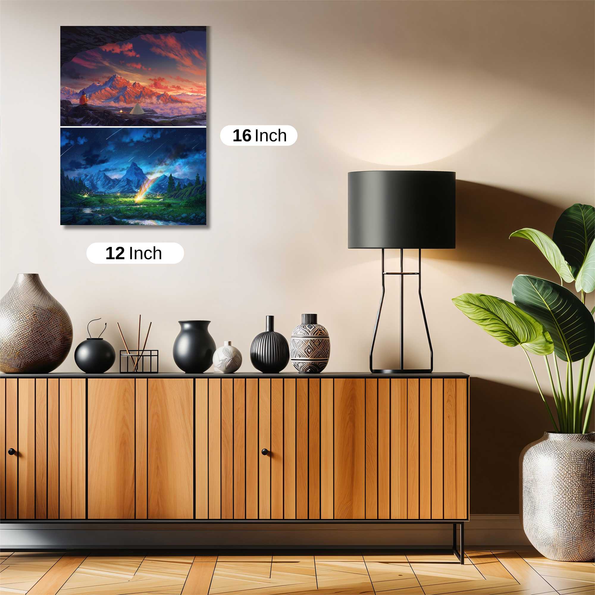Sunset Serenity Safe Wall Magnetic / M