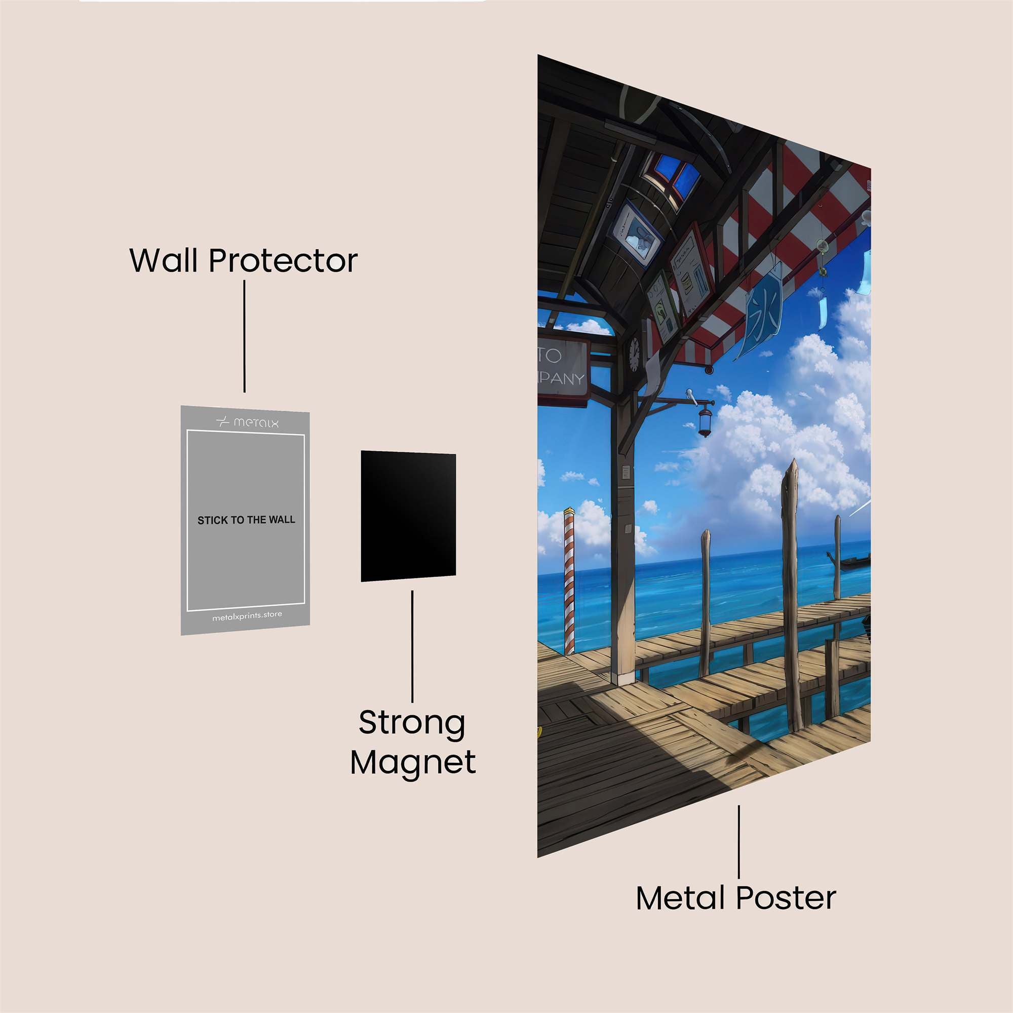 Void Whisper Safe Wall Magnetic / M