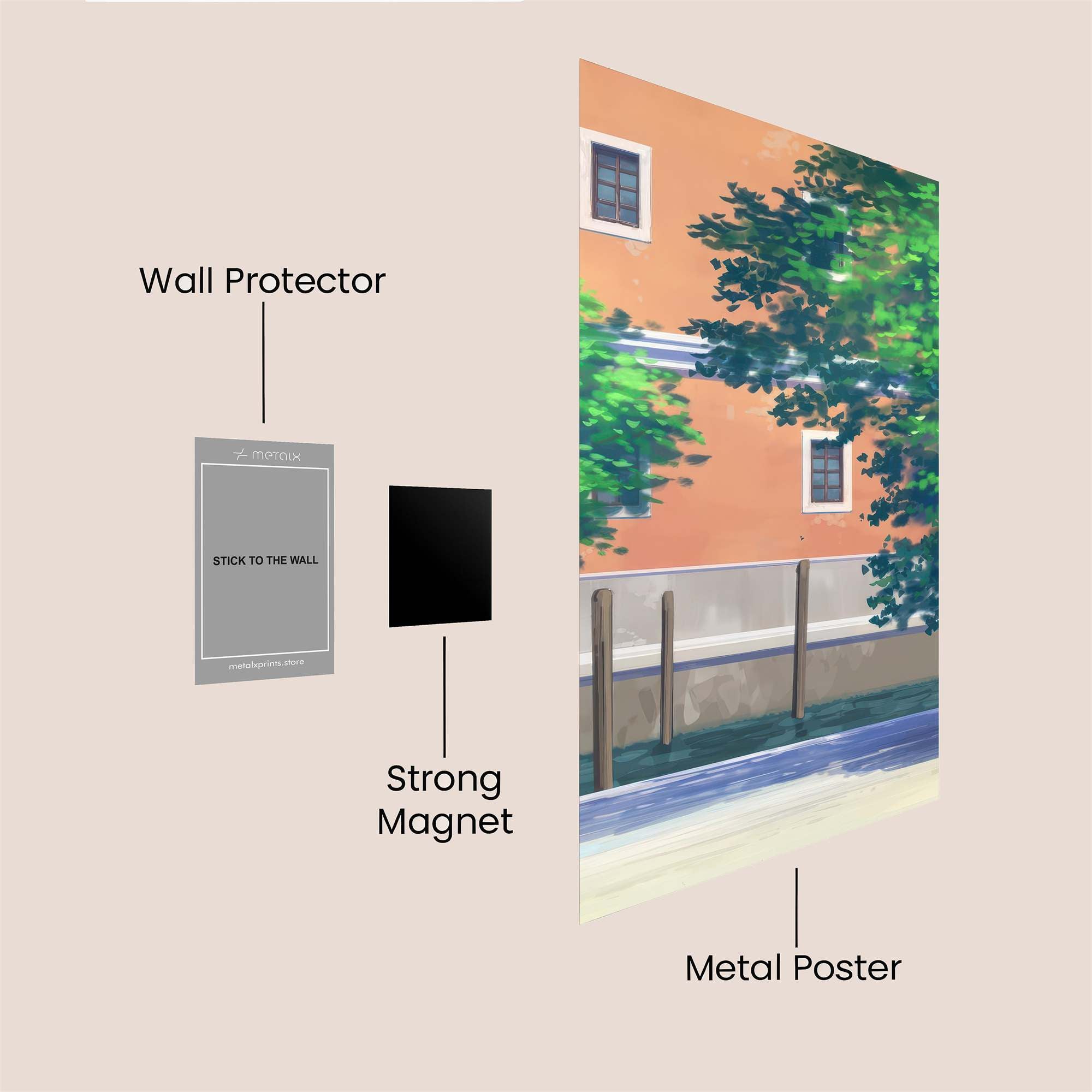 Skyward Serenity Safe Wall Magnetic / M