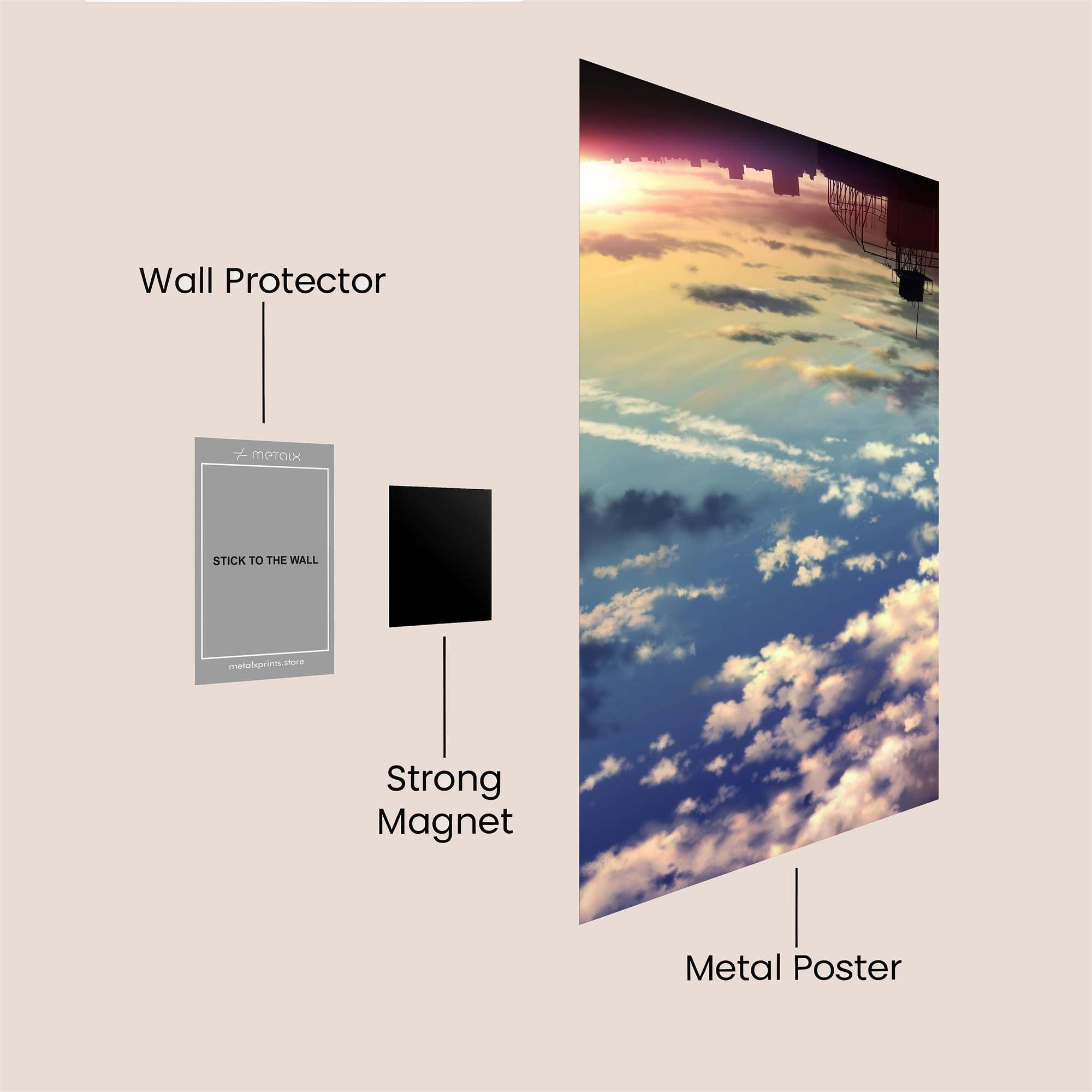 Sunrise Serenity Safe Wall Magnetic / M