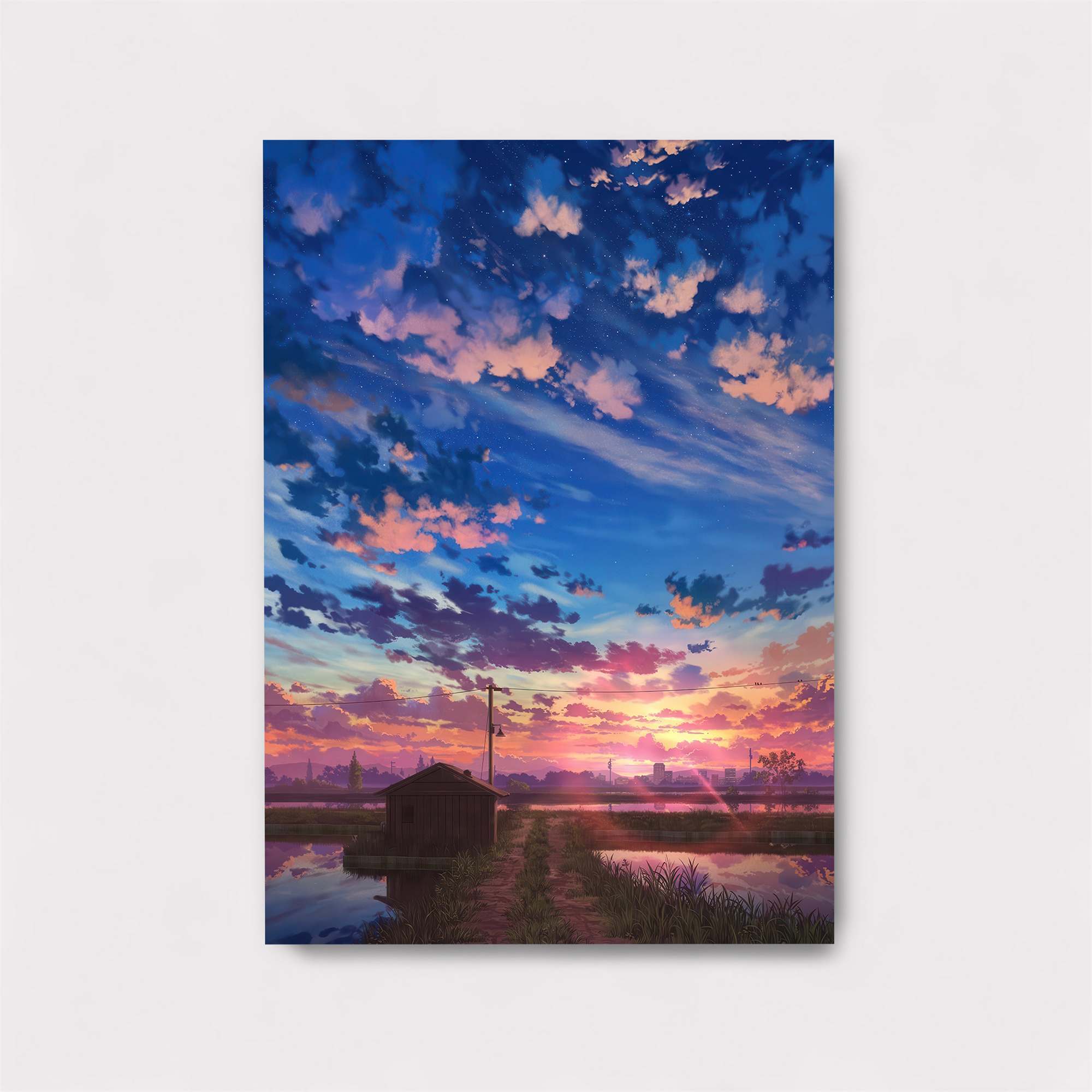 Sunset Serenity Safe Wall Magnetic / M