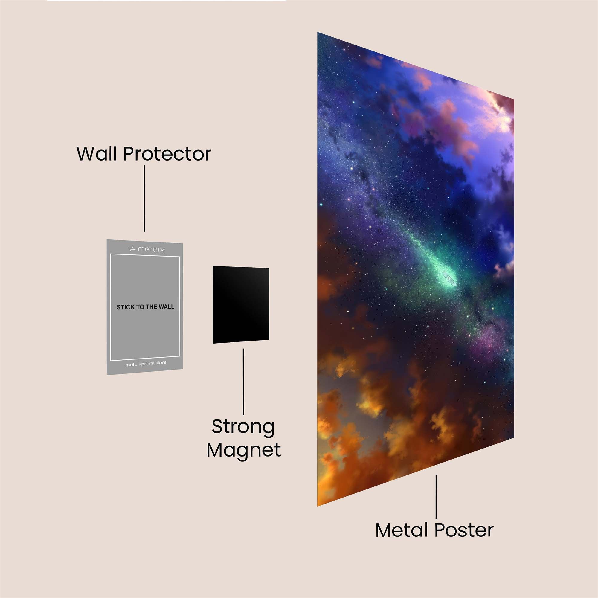 Comet Whisper Safe Wall Magnetic / M