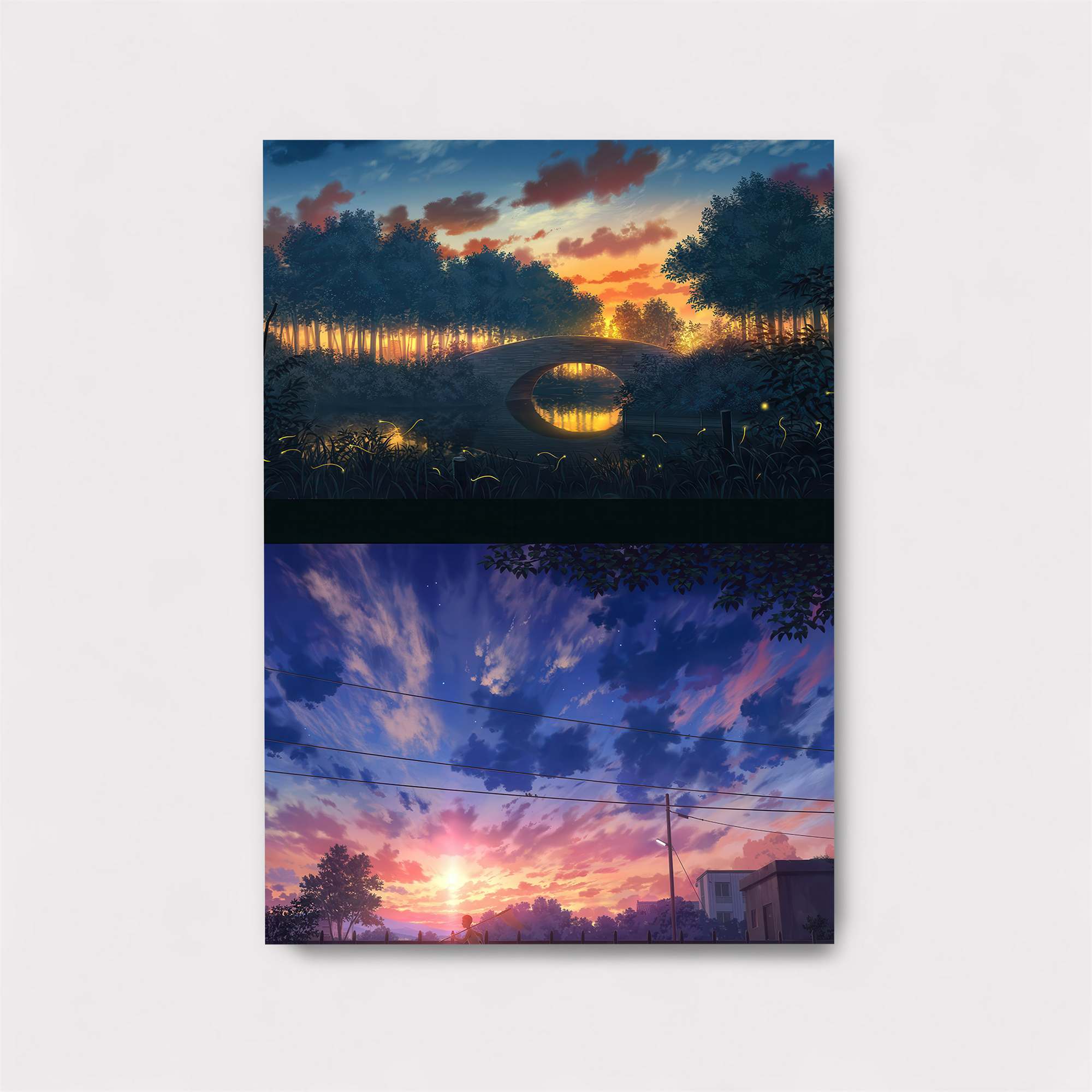 Sunset Serenity Safe Wall Magnetic / M