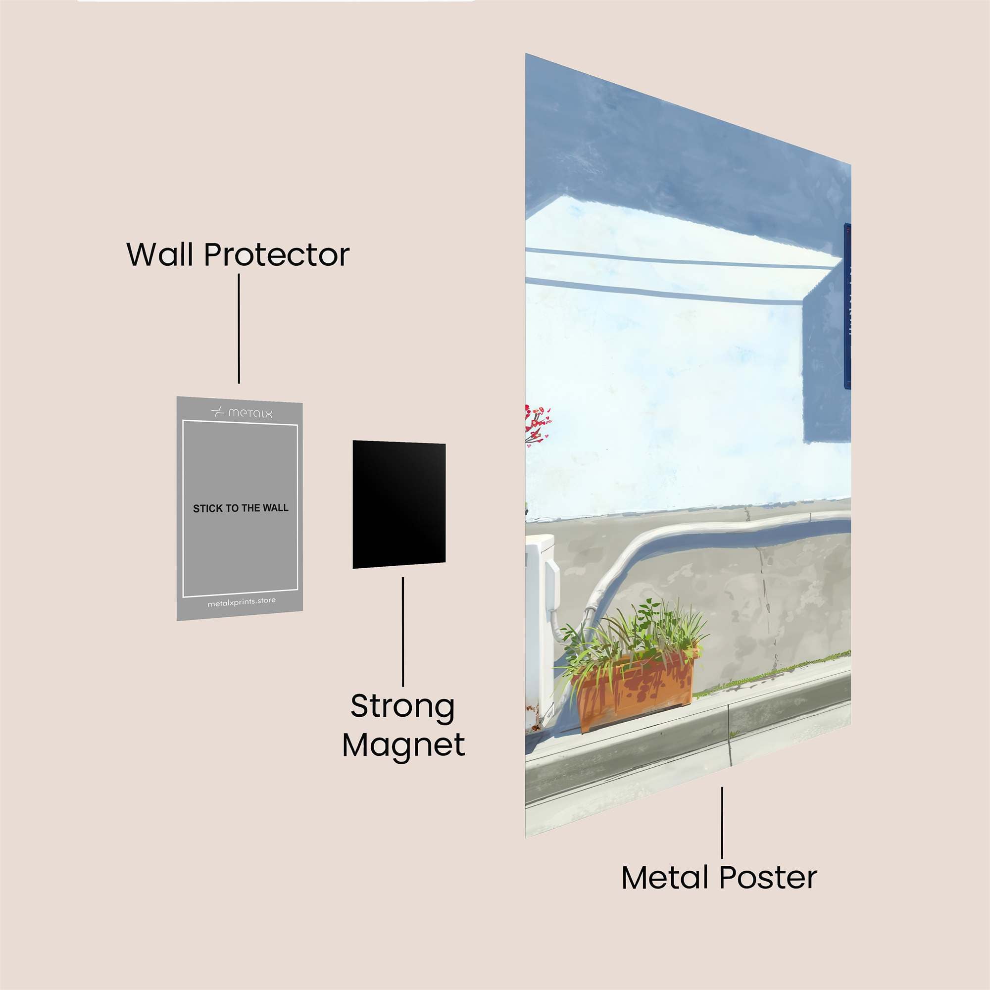 Venice Dreamscape Safe Wall Magnetic / M