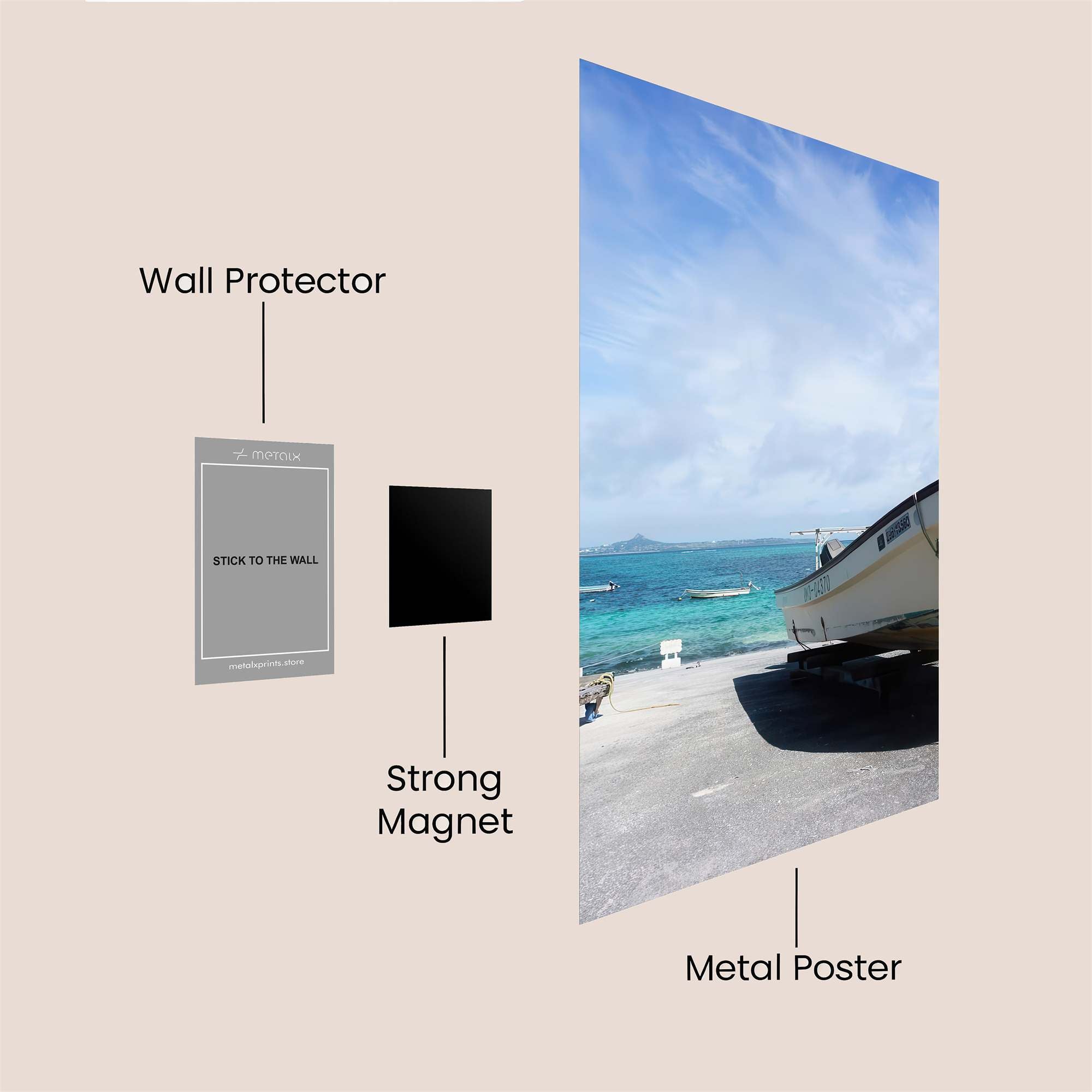 Sunset Serenity Safe Wall Magnetic / M