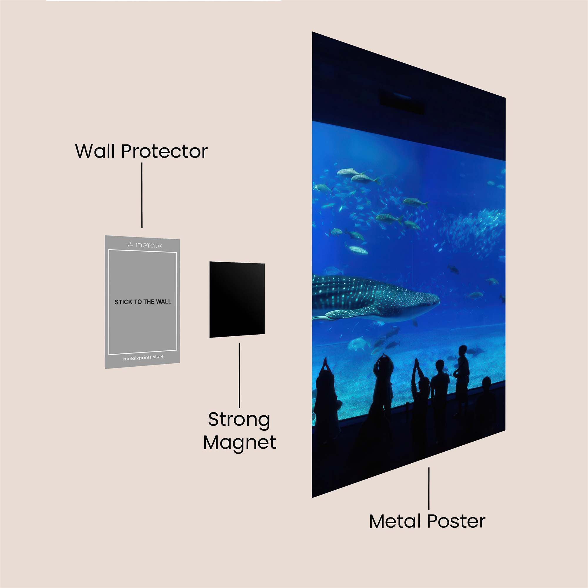 Sunset Serenity Safe Wall Magnetic / M