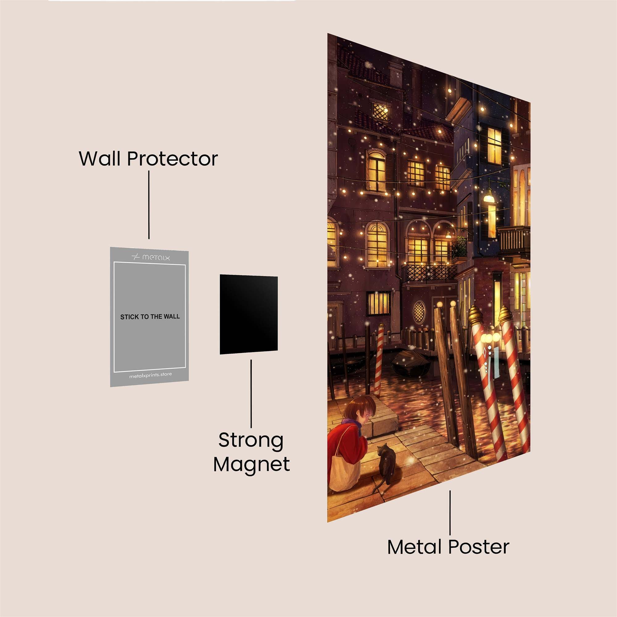 Venetian Serenity Safe Wall Magnetic / M